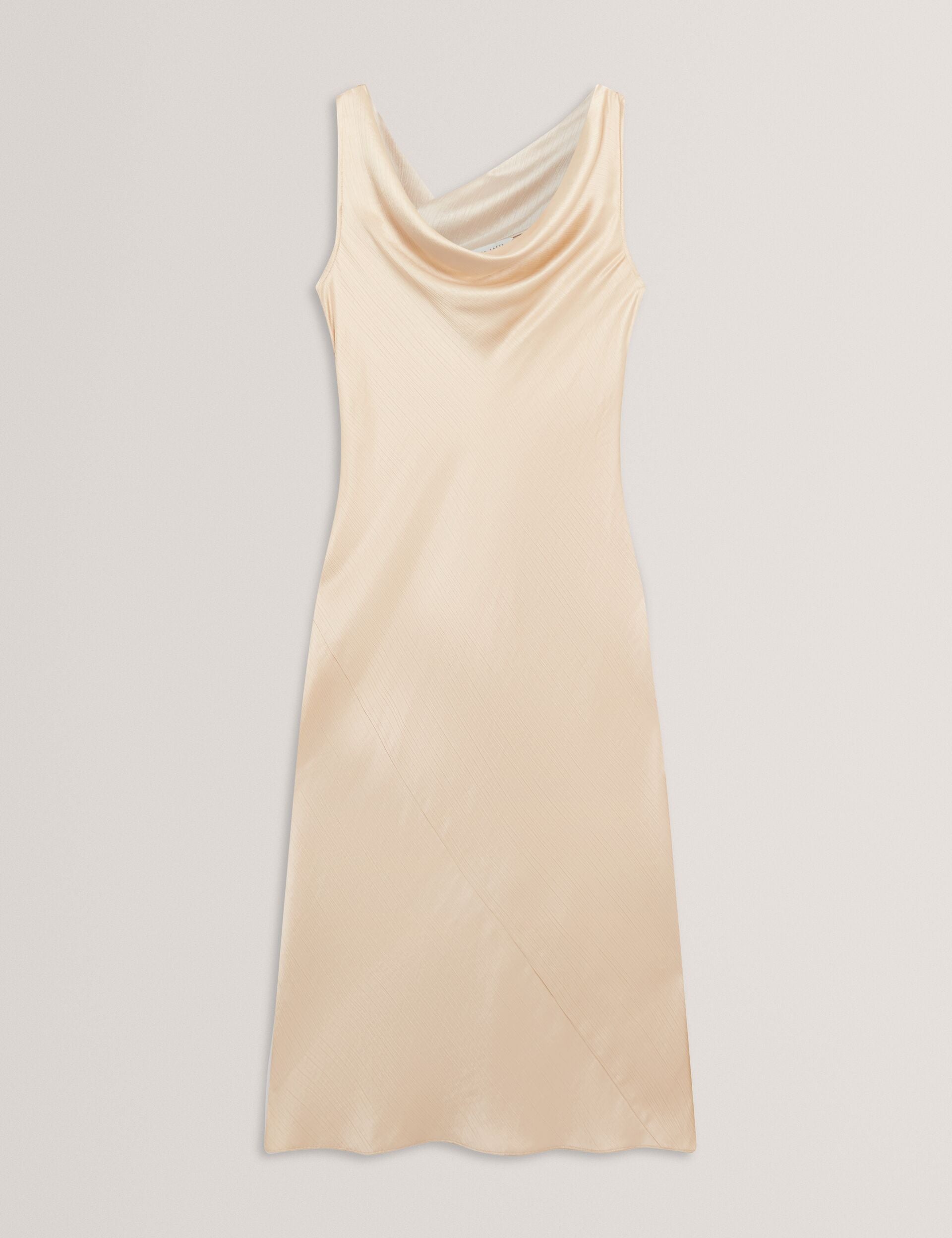 Ted Baker Miinta Satin Cowl Neck Midi Slip Dress Women's