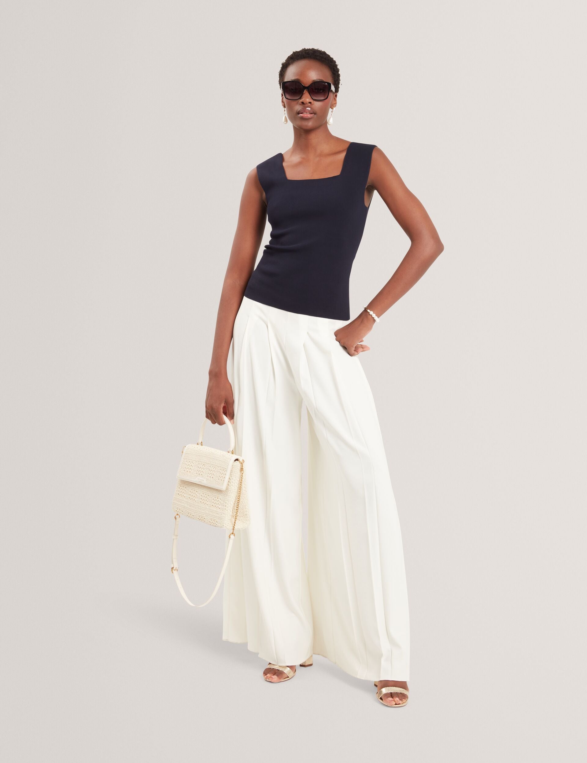Ted Baker Binkkii Square Neck Knitted Vest Top Women's