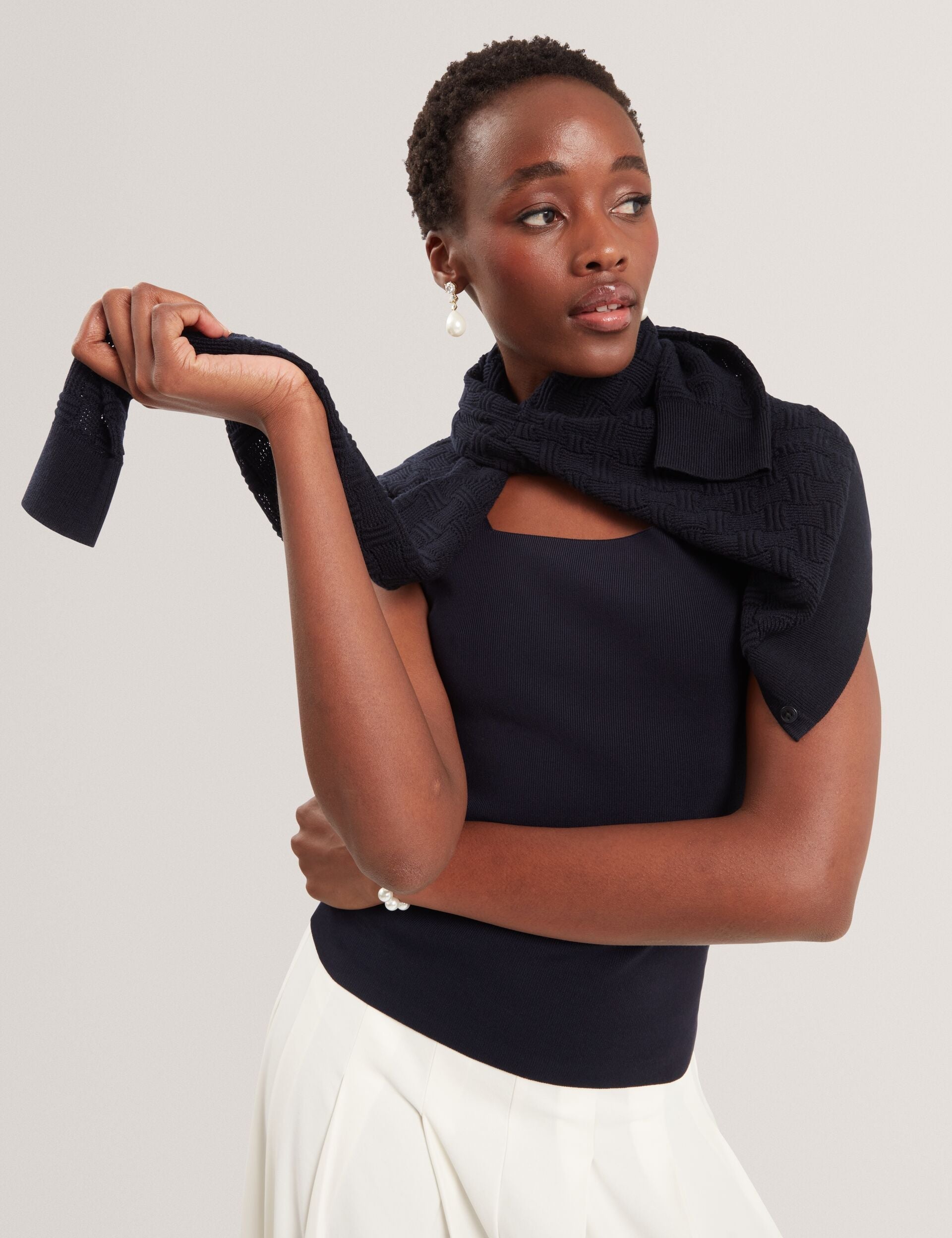 Ted Baker Binkkii Square Neck Knitted Vest Top Women's