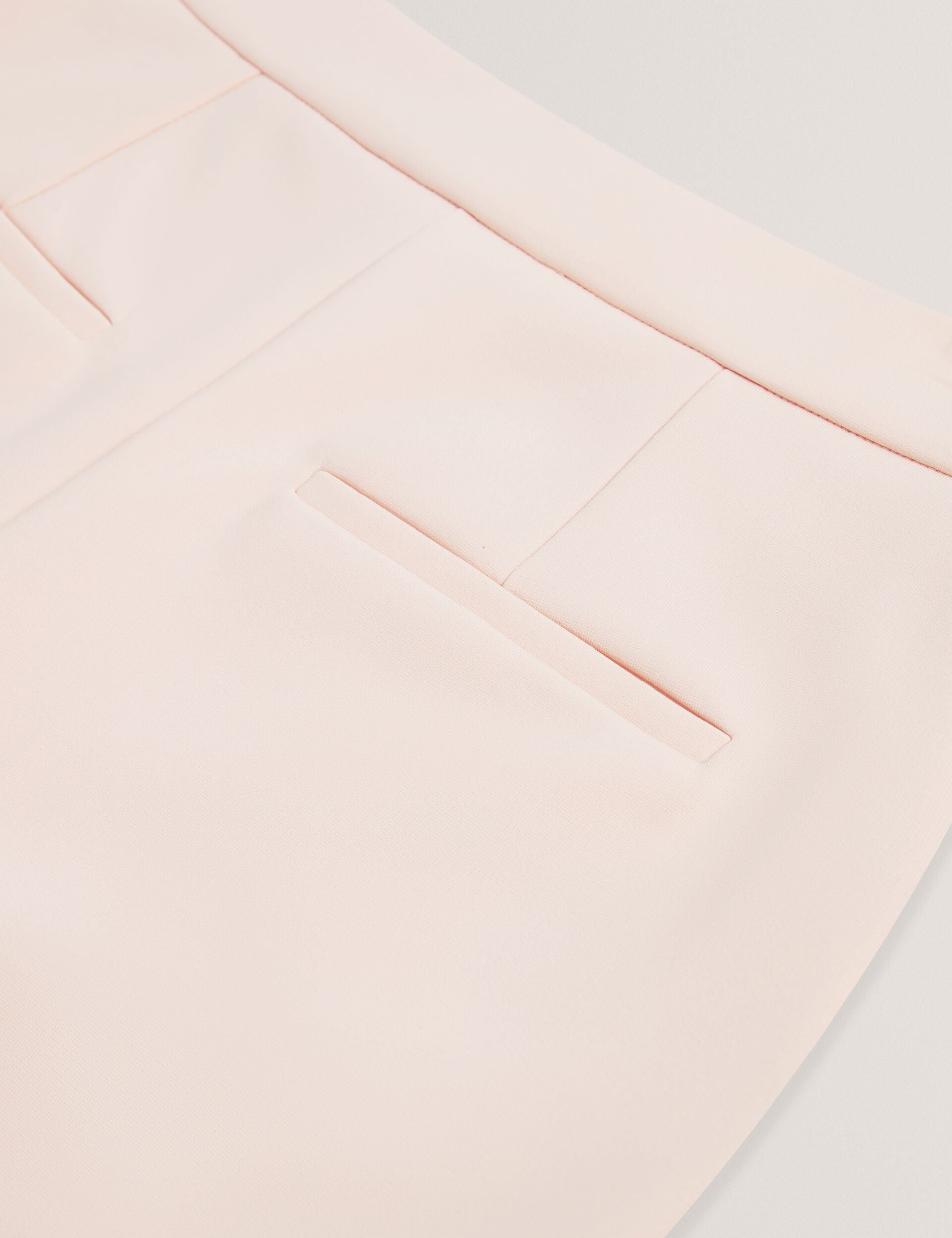 Ted Baker Pink Tailored High Waisted Flared Trousers Women's