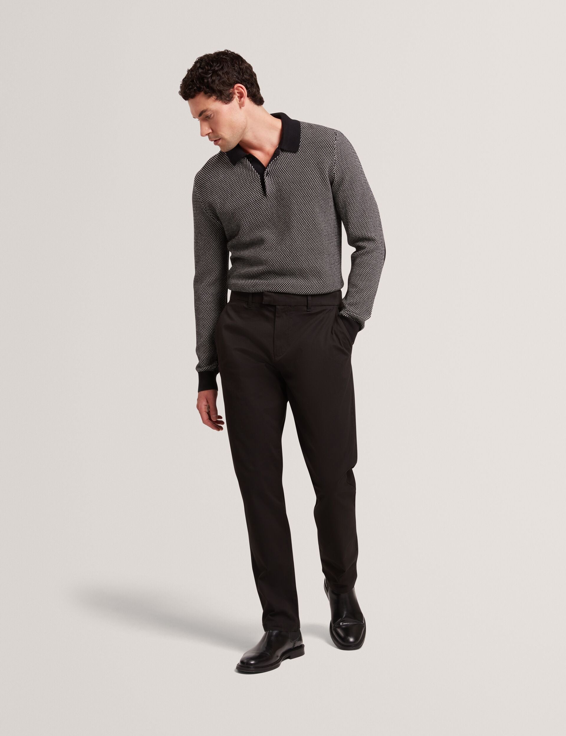 Ted Baker Howeton Slim Fit Stretch Cotton Chinos