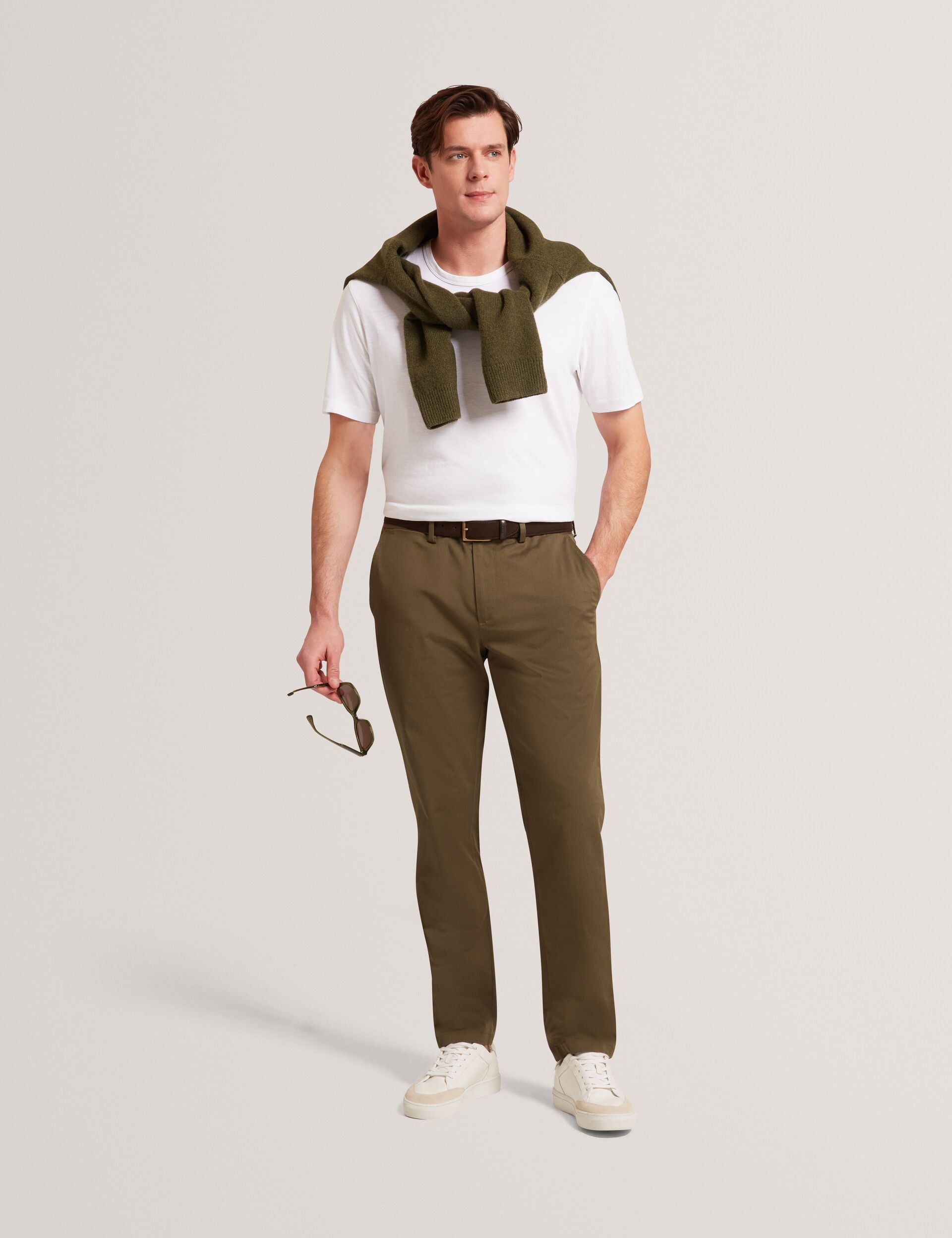 Ted Baker Howeton Slim Fit Stretch Cotton Chinos