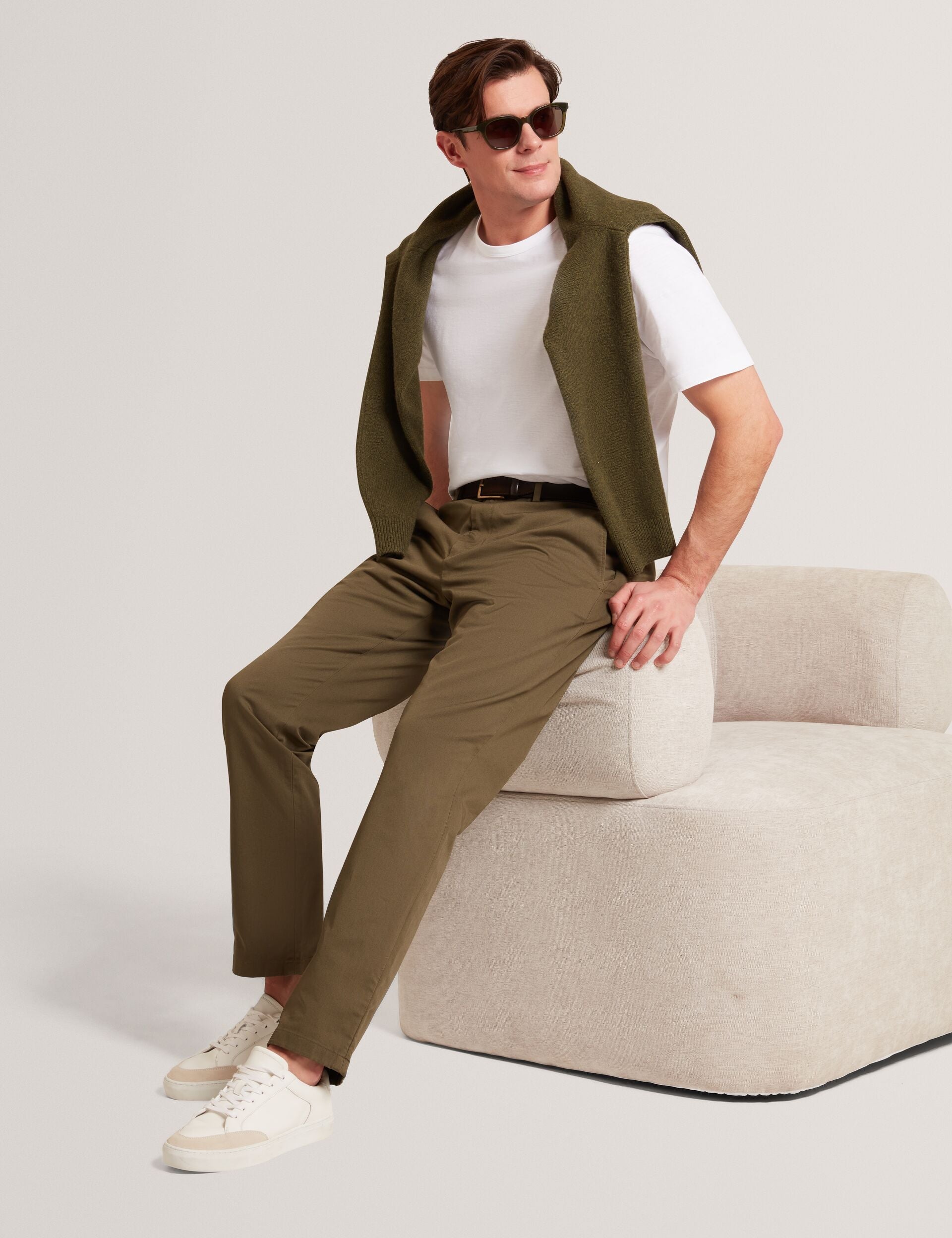 Ted Baker Howeton Slim Fit Stretch Cotton Chinos