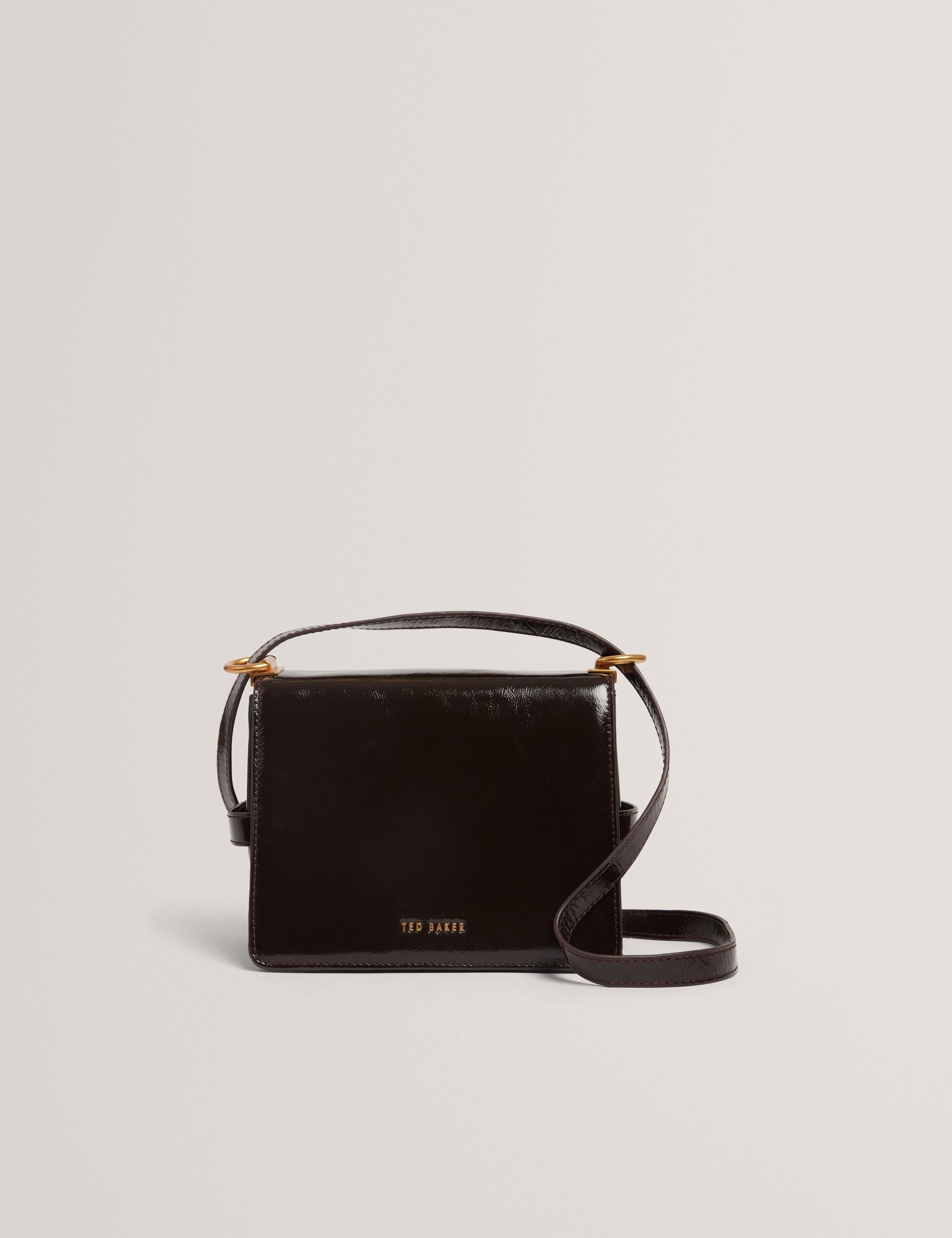 Ted Baker Ccamil Patent Leather Belted Detail Crossbody Bag Women's