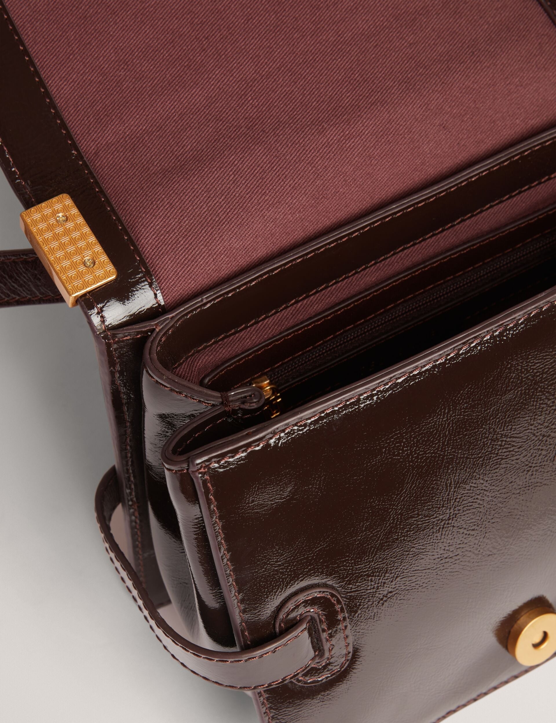 Ted Baker Ccamil Patent Leather Belted Detail Crossbody Bag Women's