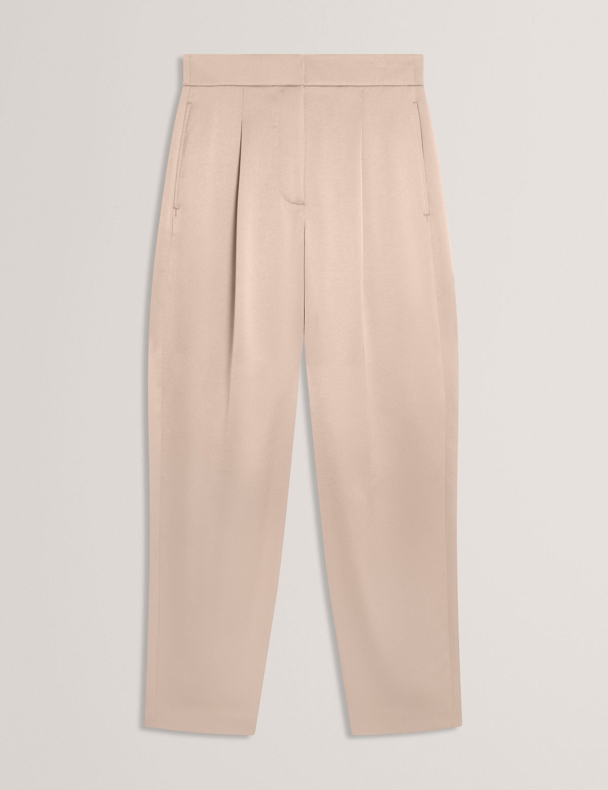 Ted Baker Chiira Satin Barrel Leg Tailored Trousers Women's