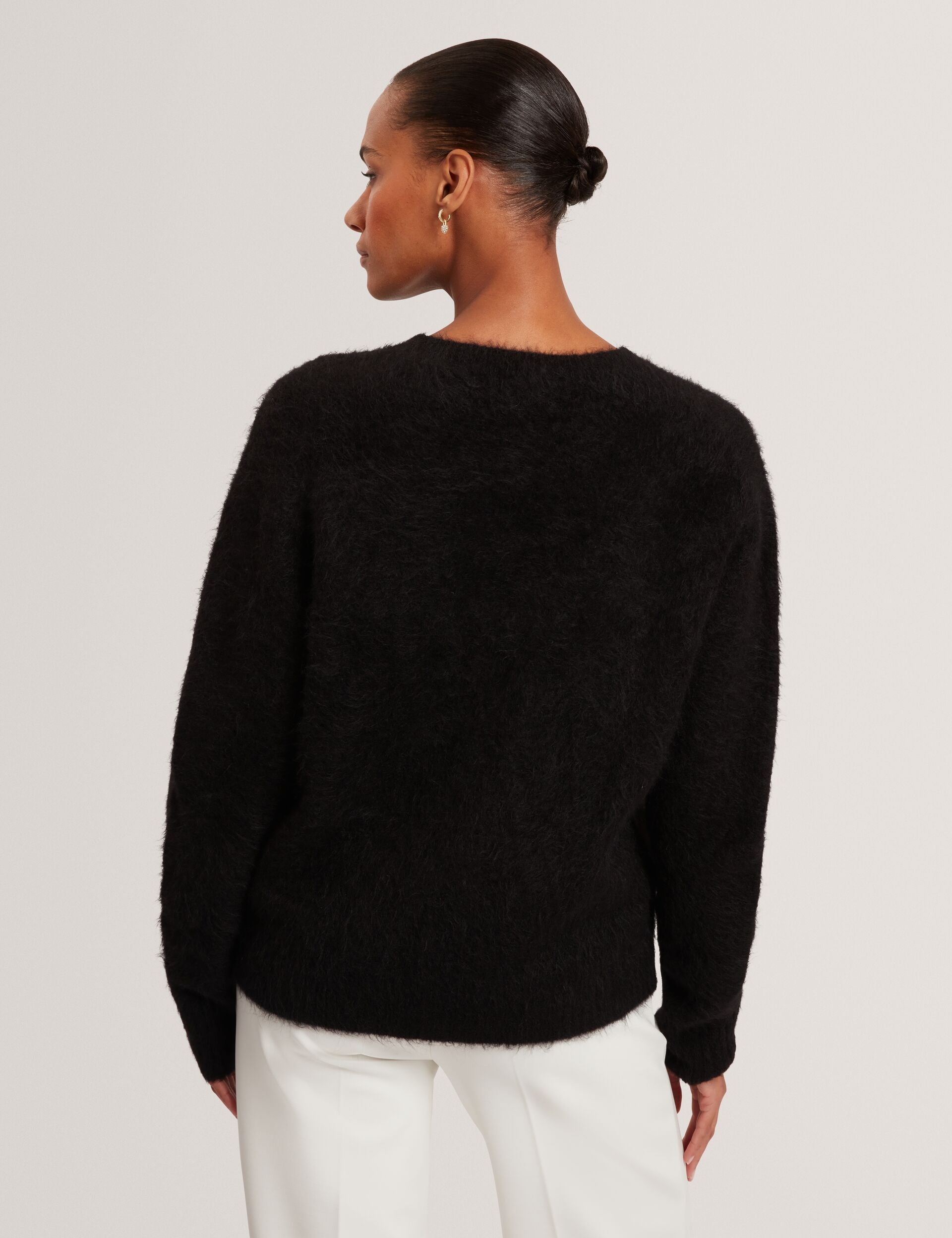 Ted Baker Mirrani Brushed Alpaca Wool Relaxed Jumper Women's