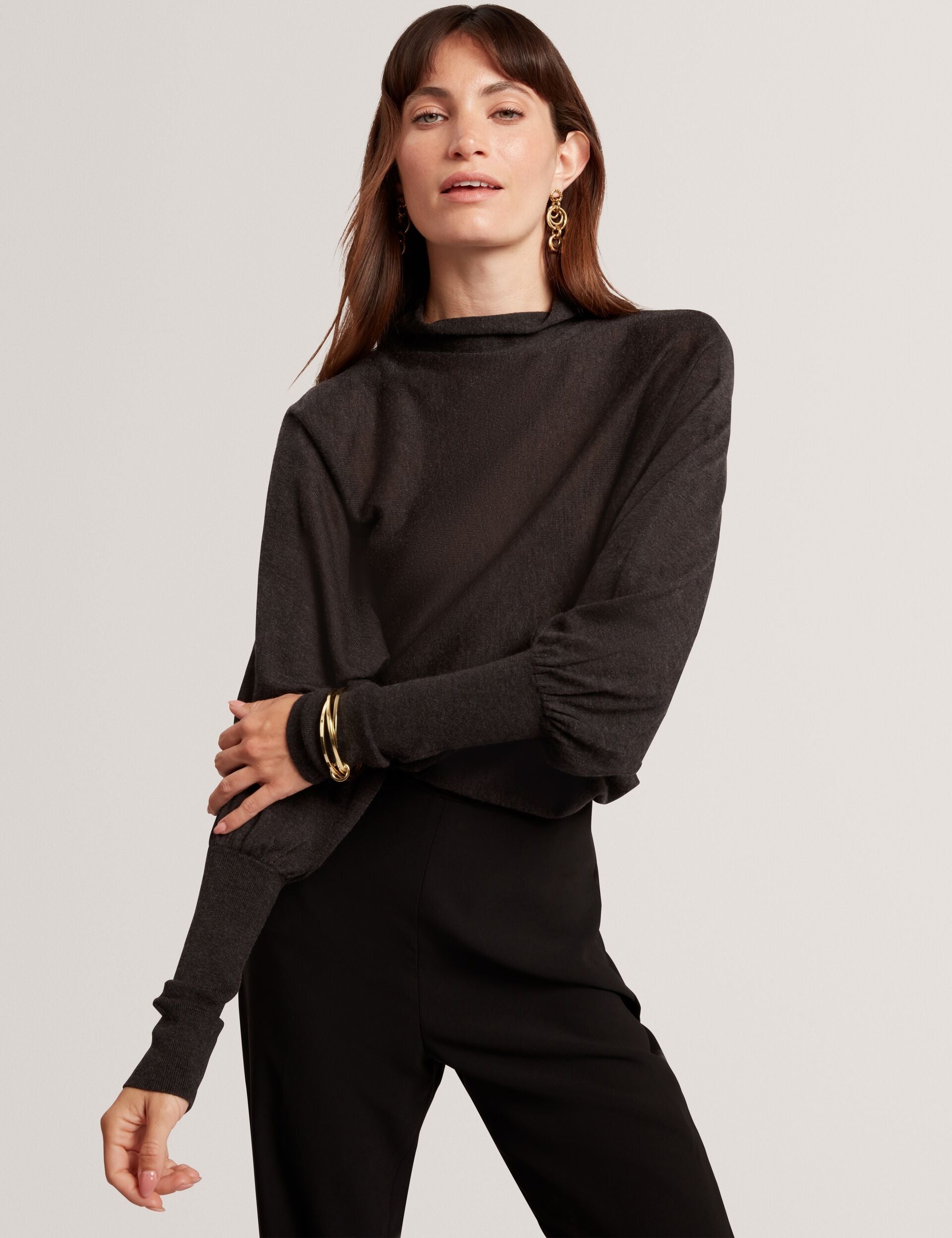 Ted Baker Jeania Fine Merino Wool Longline Jumper Women's