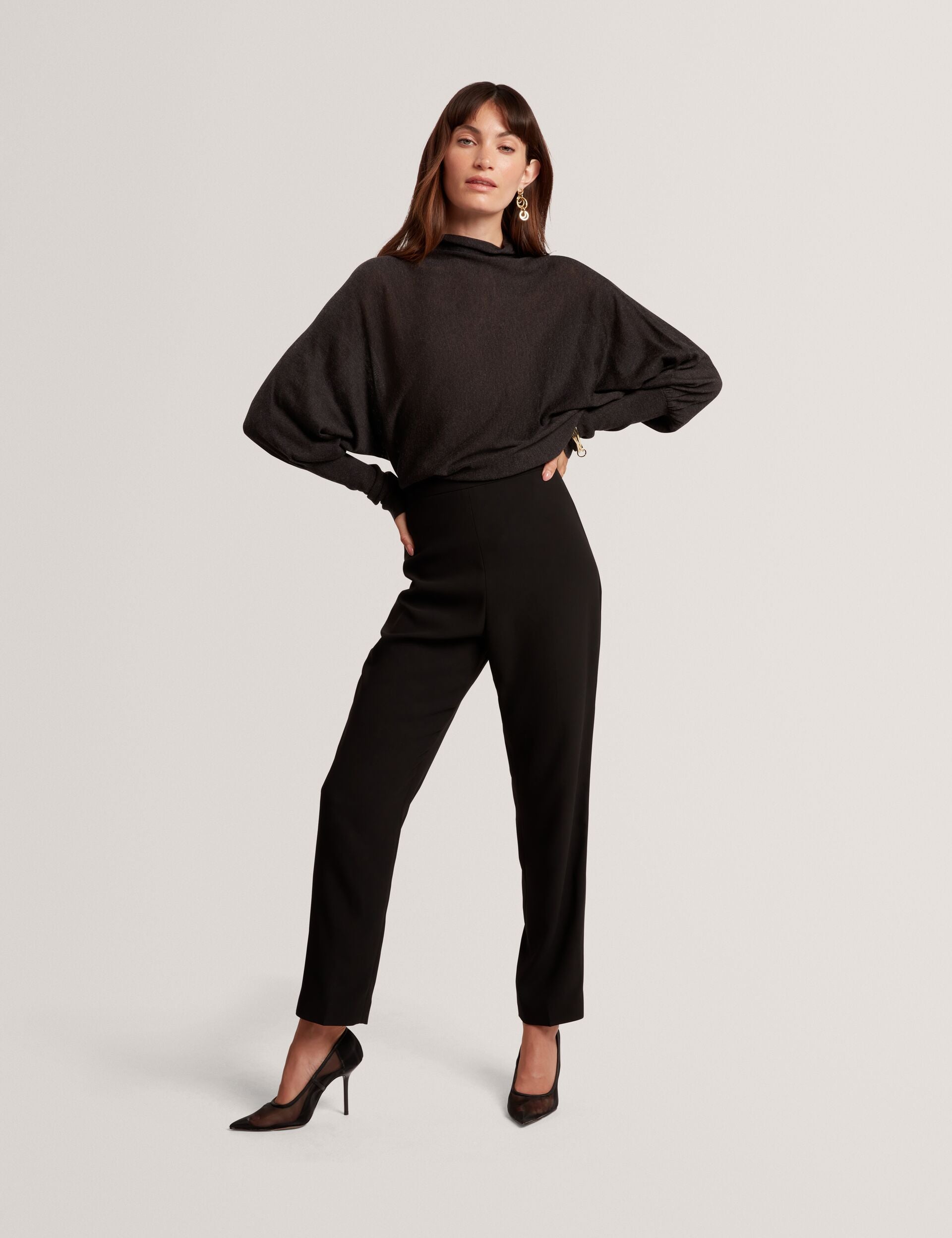 Ted Baker Jeania Fine Merino Wool Longline Jumper Women's