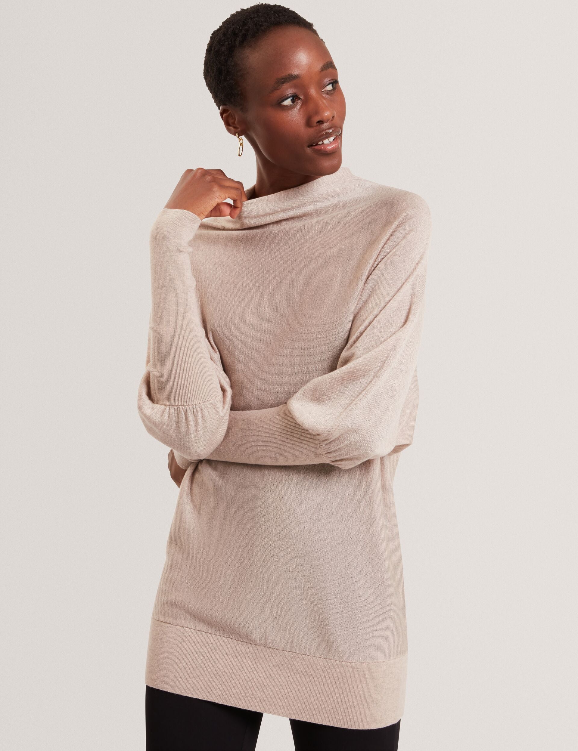 Ted Baker Jeania Fine Merino Wool Longline Jumper Women's