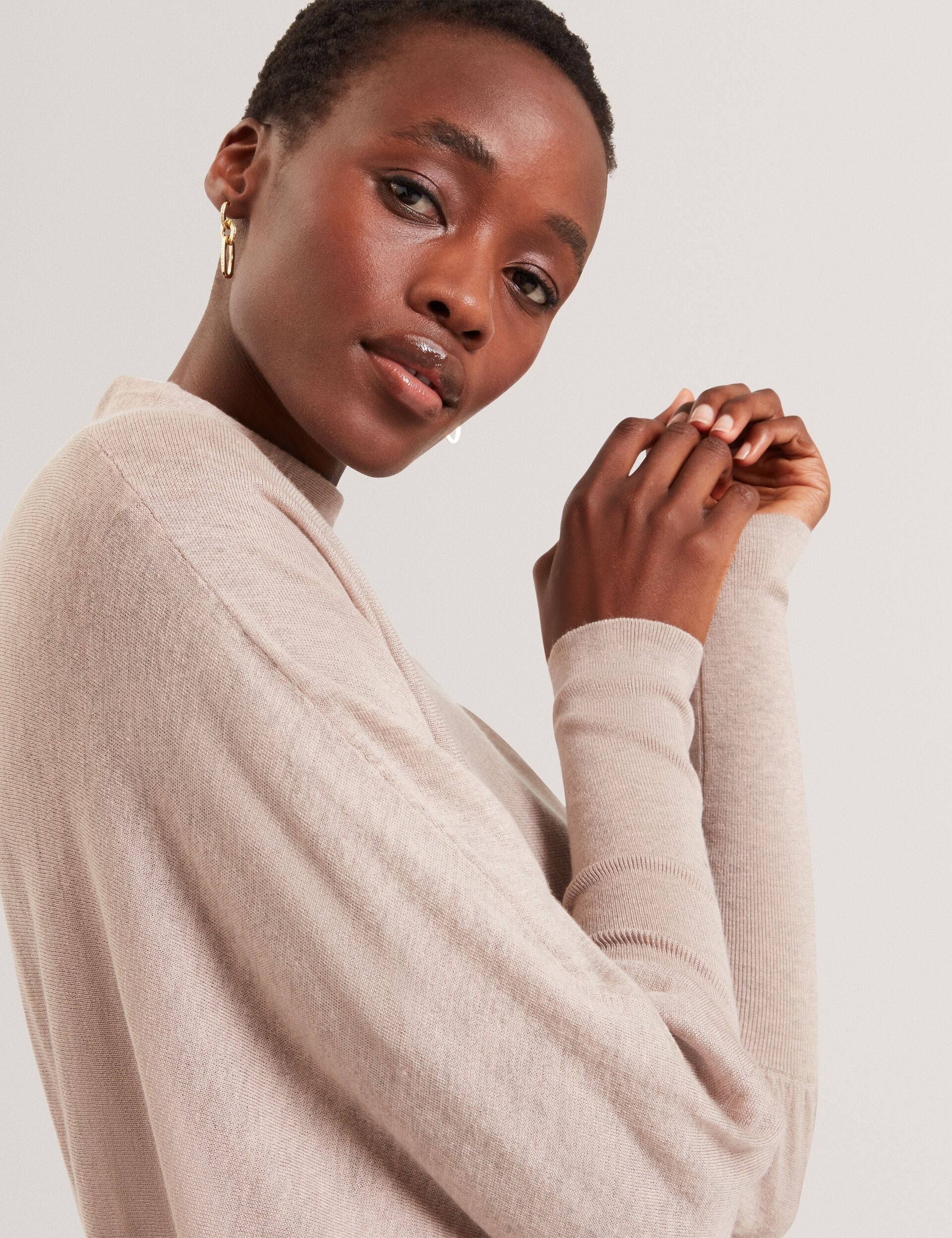Ted Baker Jeania Fine Merino Wool Longline Jumper Women's