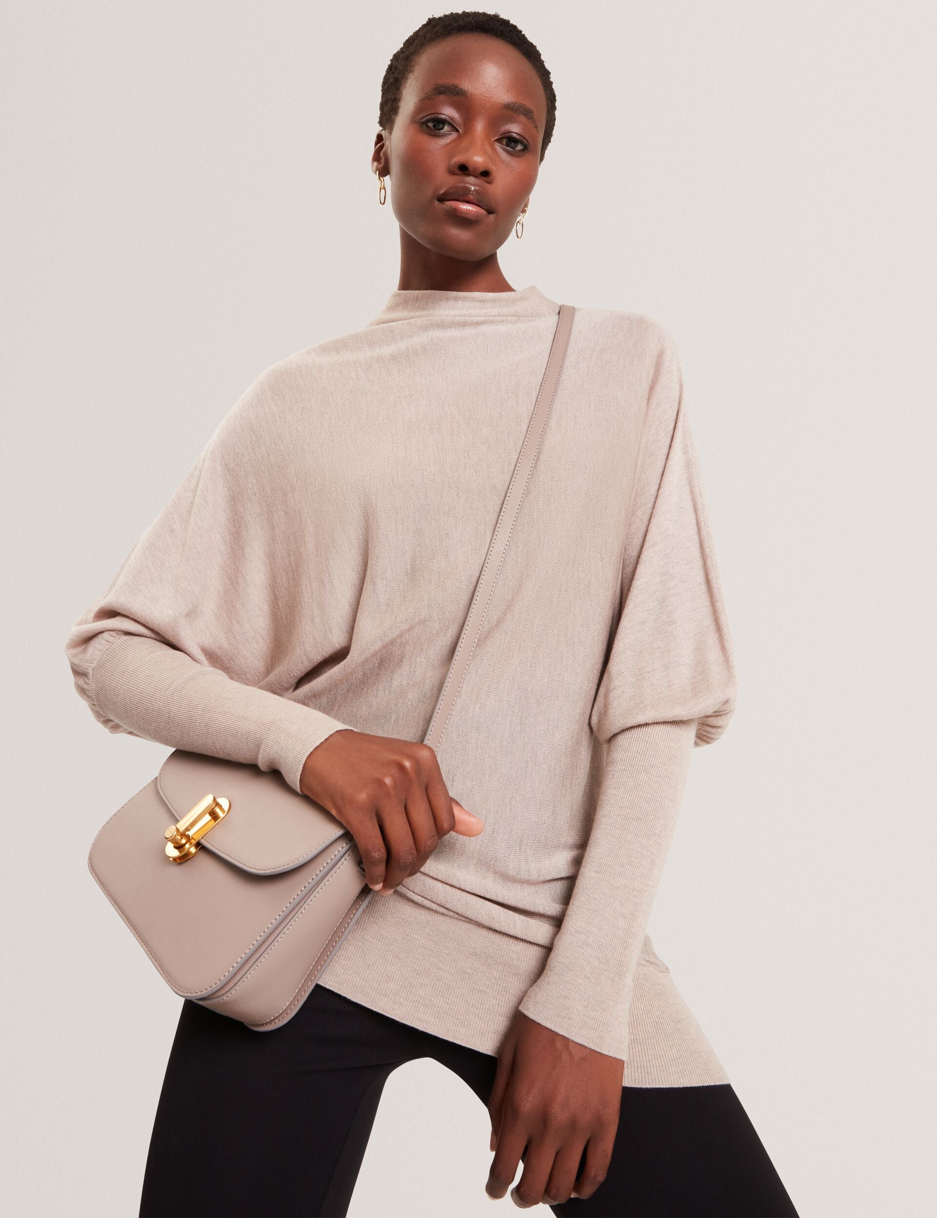 Ted Baker Jeania Fine Merino Wool Longline Jumper Women's