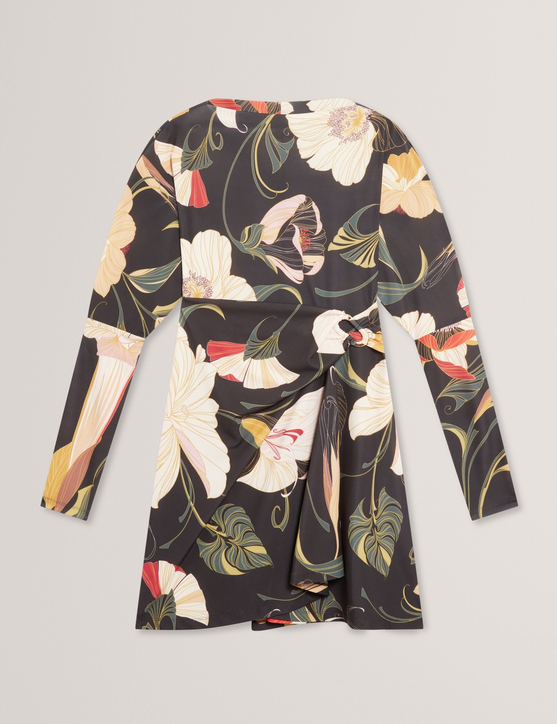 Ted Baker Lazira Floral Print Wrapover Mini Dress Women's