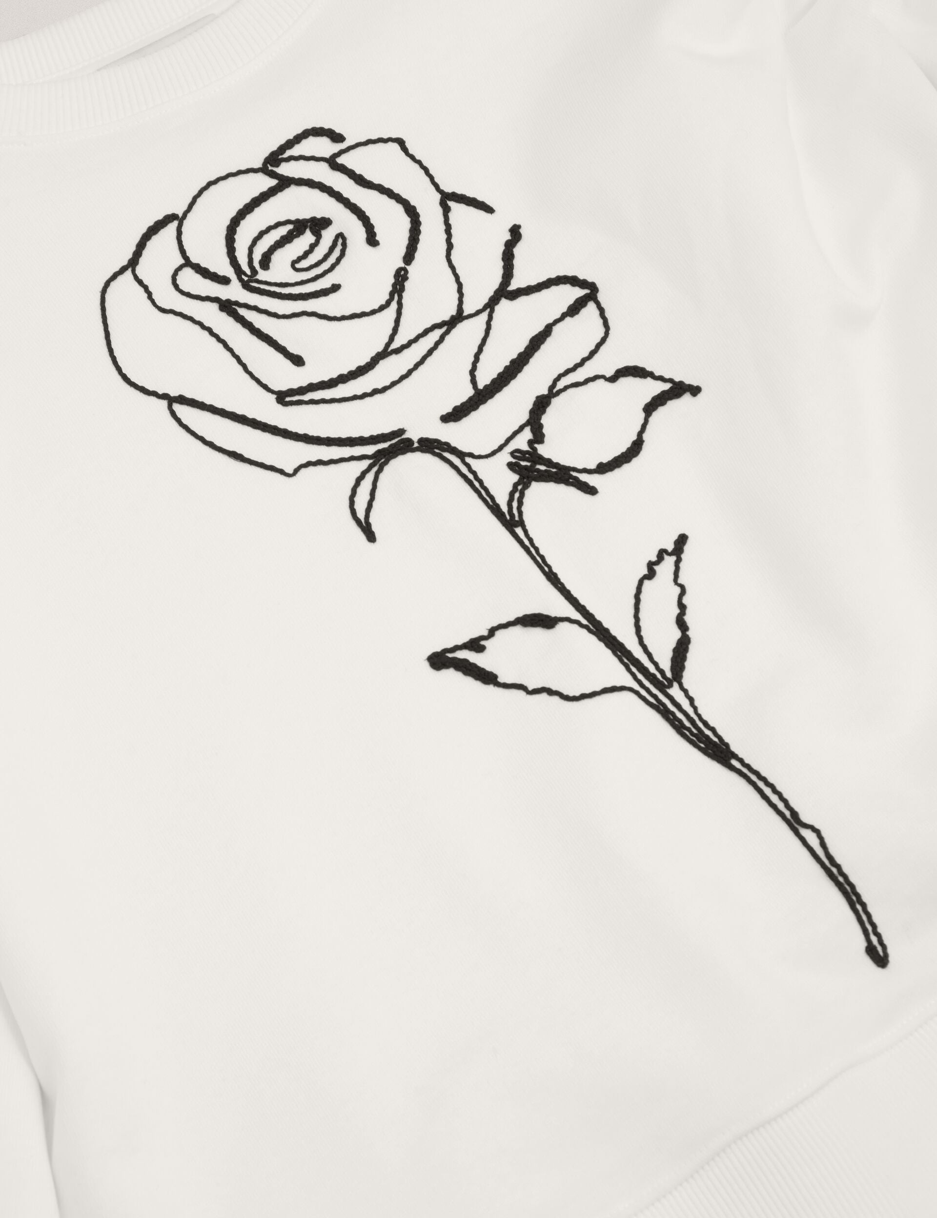 Ted Baker Marssia Embroidered Rose Graphic Cotton Sweatshirt Women's