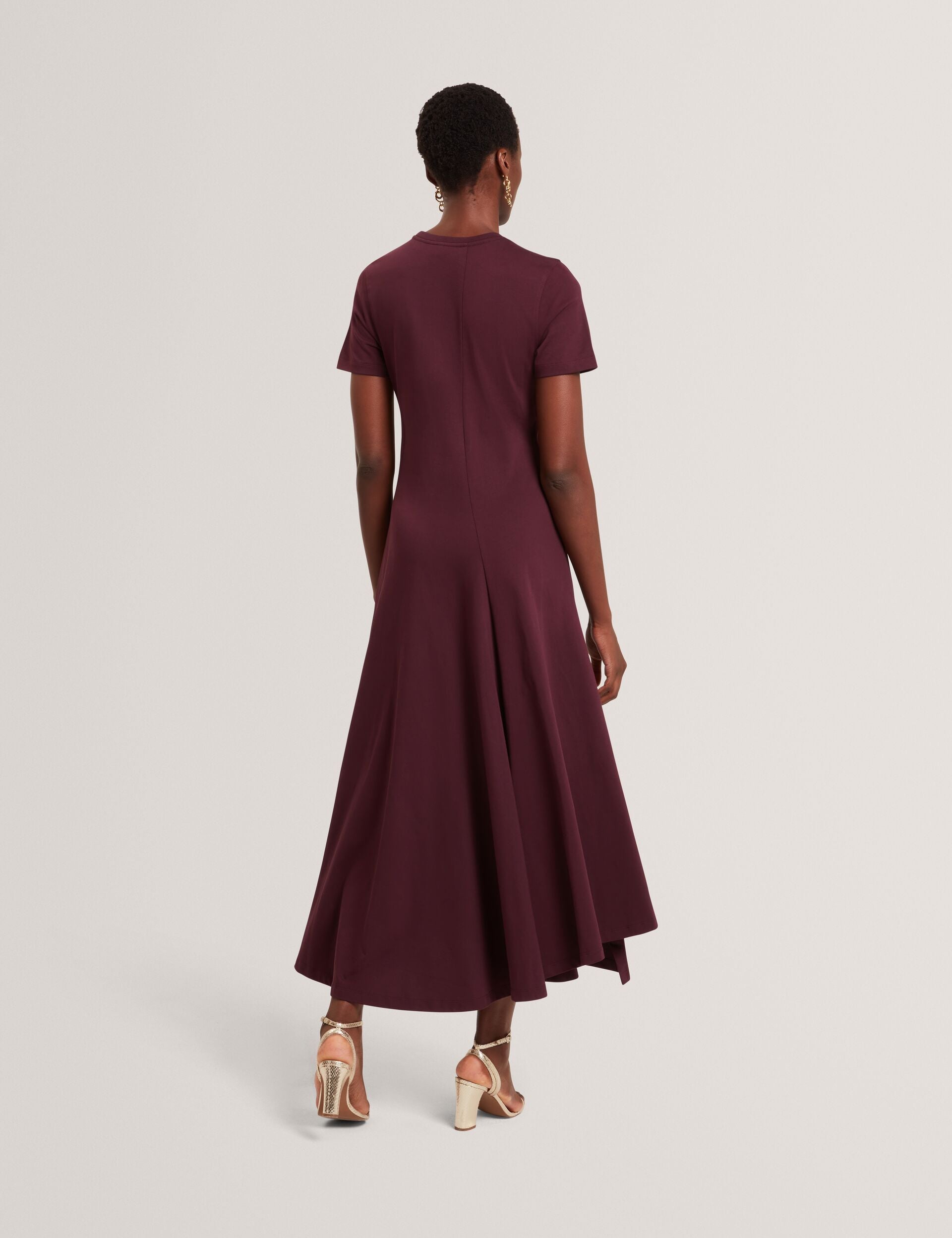 Ted Baker Fuusia Panelled Jersey Short Sleeve Midi Dress Women's