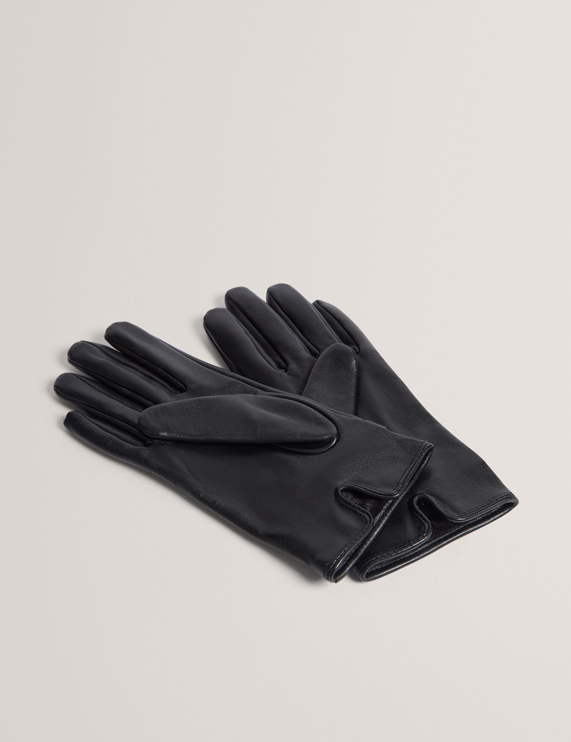 Ted Baker Jillla Buckle Strap Leather Gloves Women's