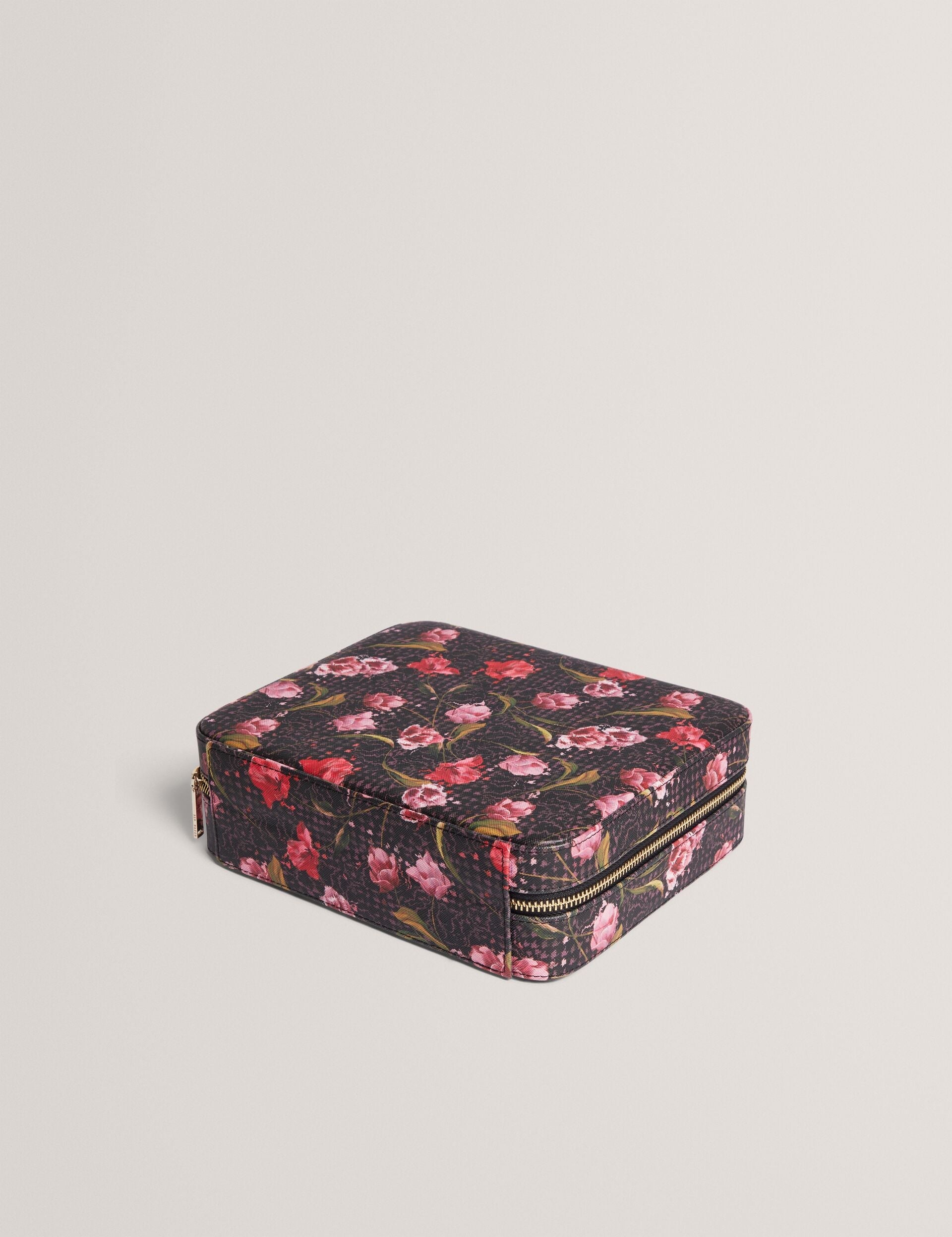 Ted Baker Tulbery Floral Print Pu Large Jewellery Case Women's