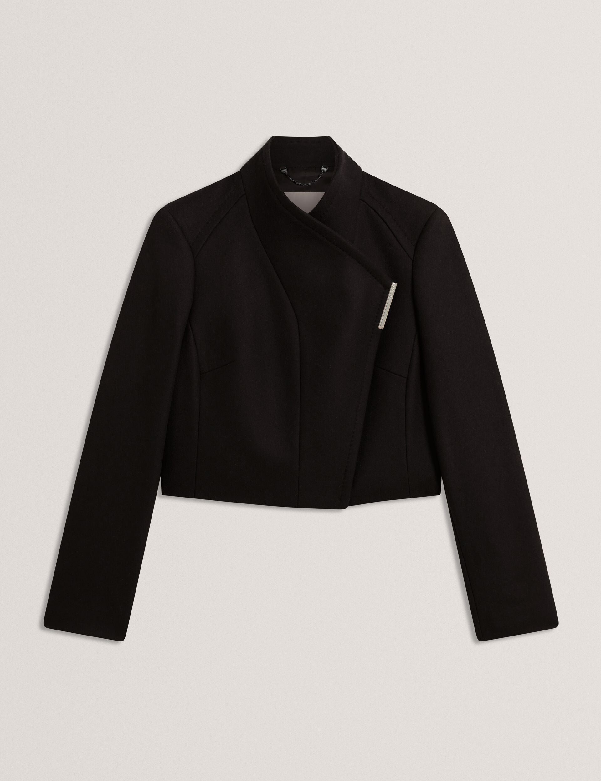 Ted Baker Rosecee Tailored Cropped Wool Wrap Jacket Women's