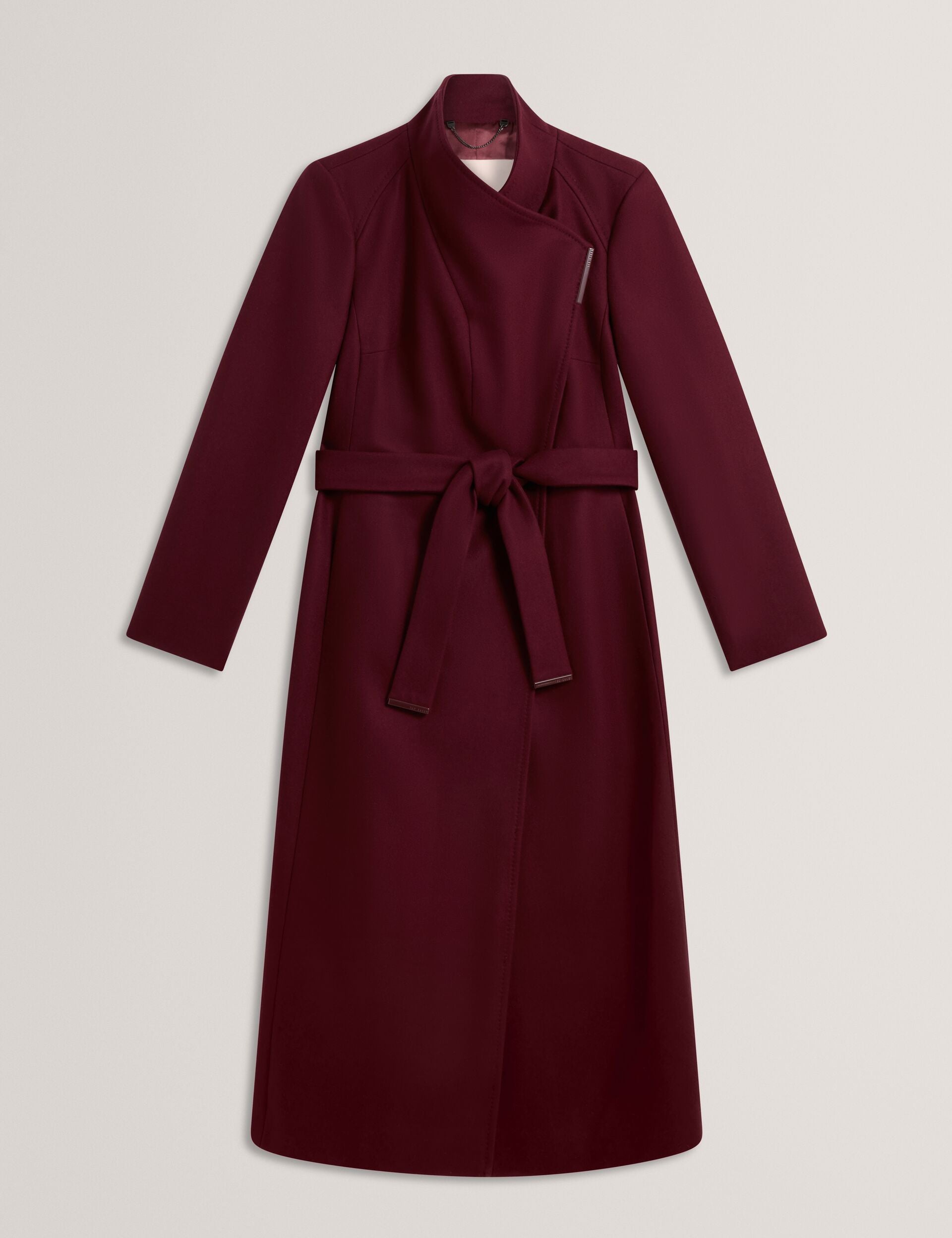 Ted Baker Rosell Longline Belted Wool Wrap Coat Women's