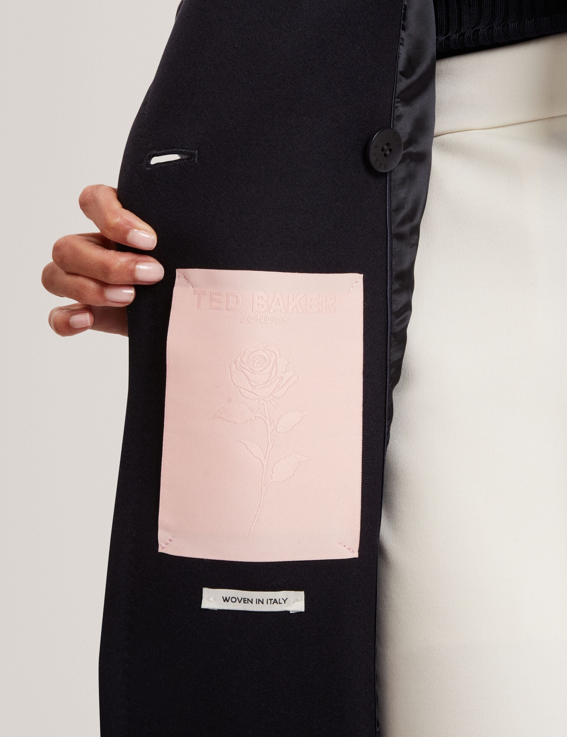 Ted Baker Rosess Short Belted Wool Wrap Coat Women's