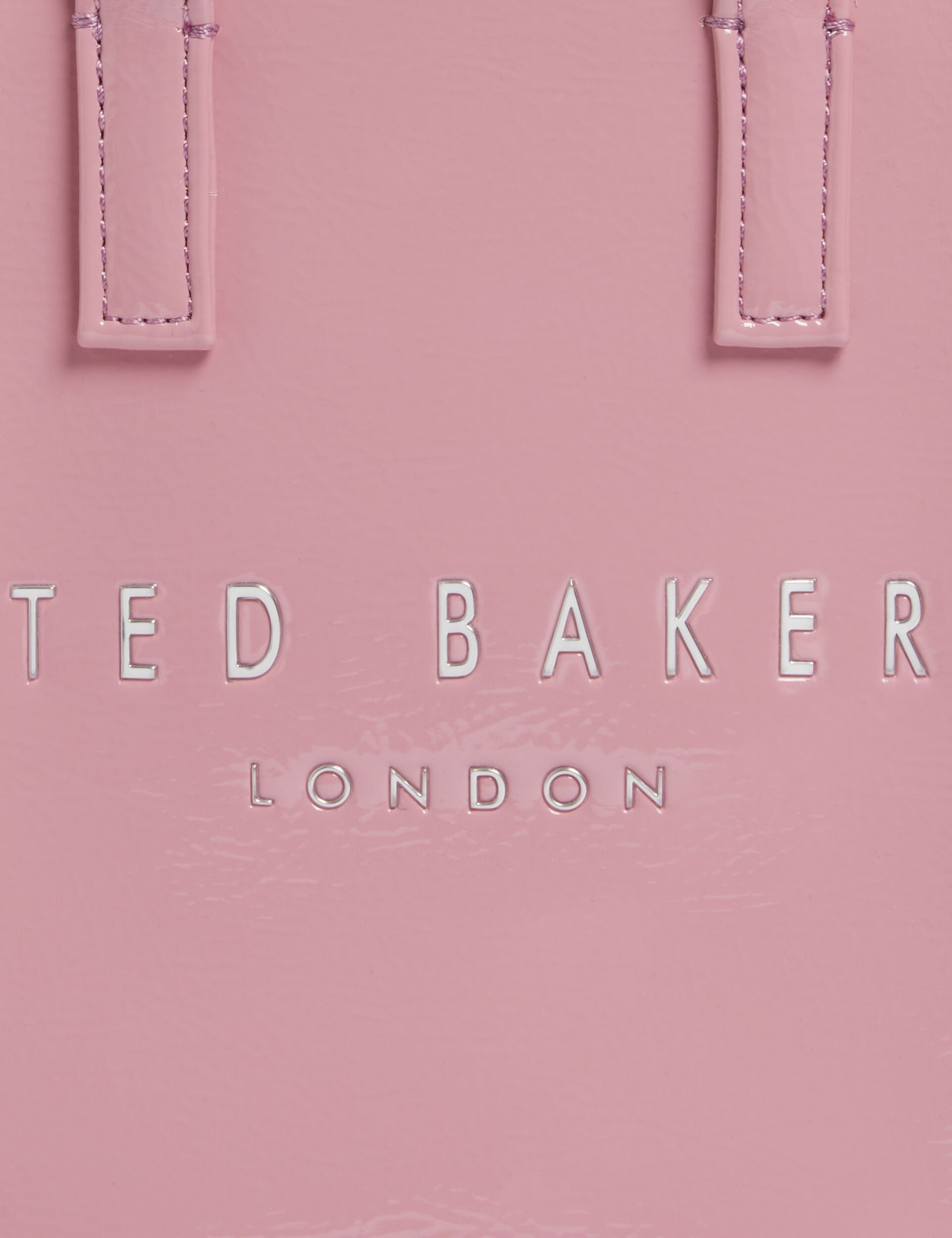 Ted Baker Crinkll Mini Crinkle Patent Pu Icon Tote Bag Women's