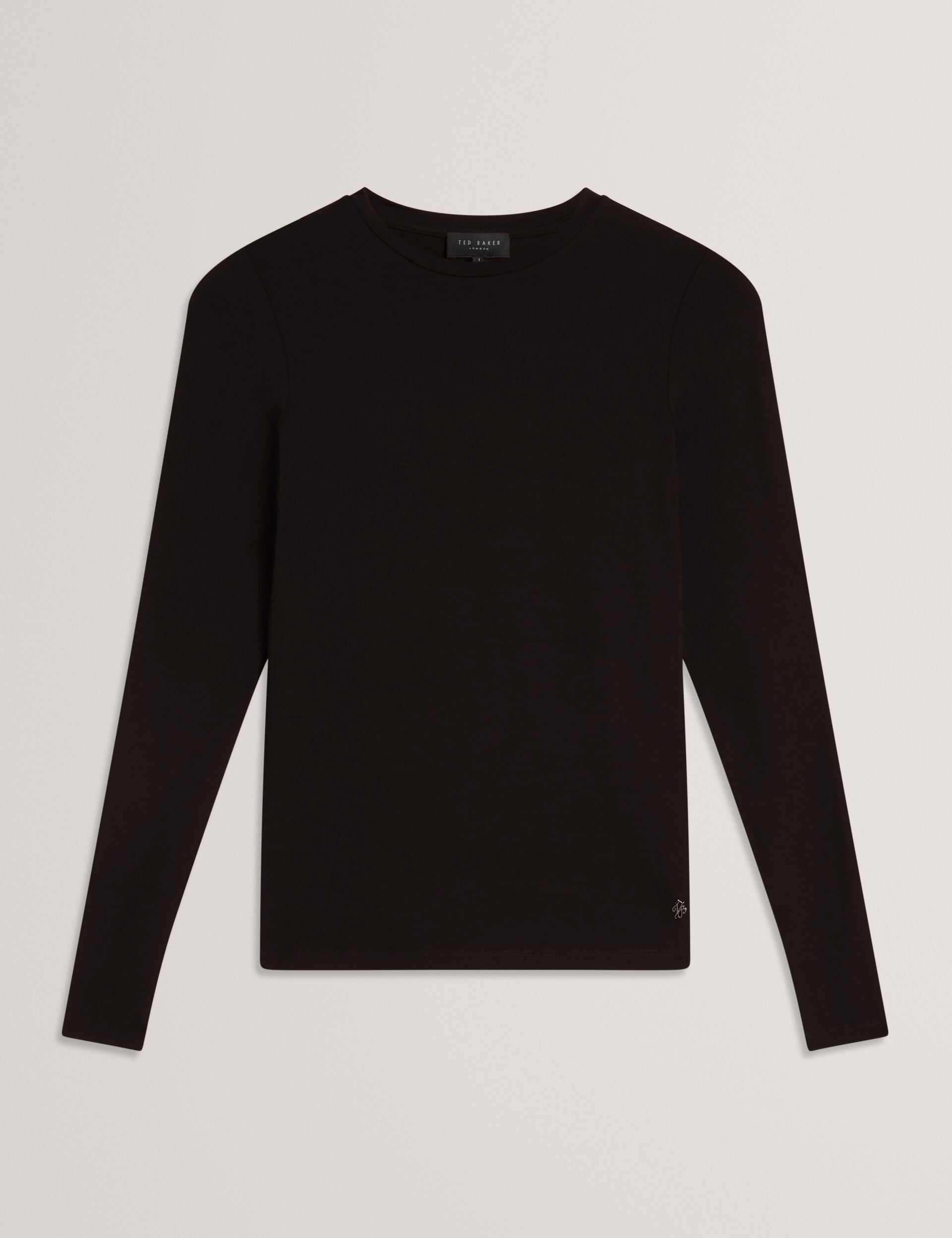 Ted Baker Arania Soft Jersey Fitted Long Sleeve Top Women's