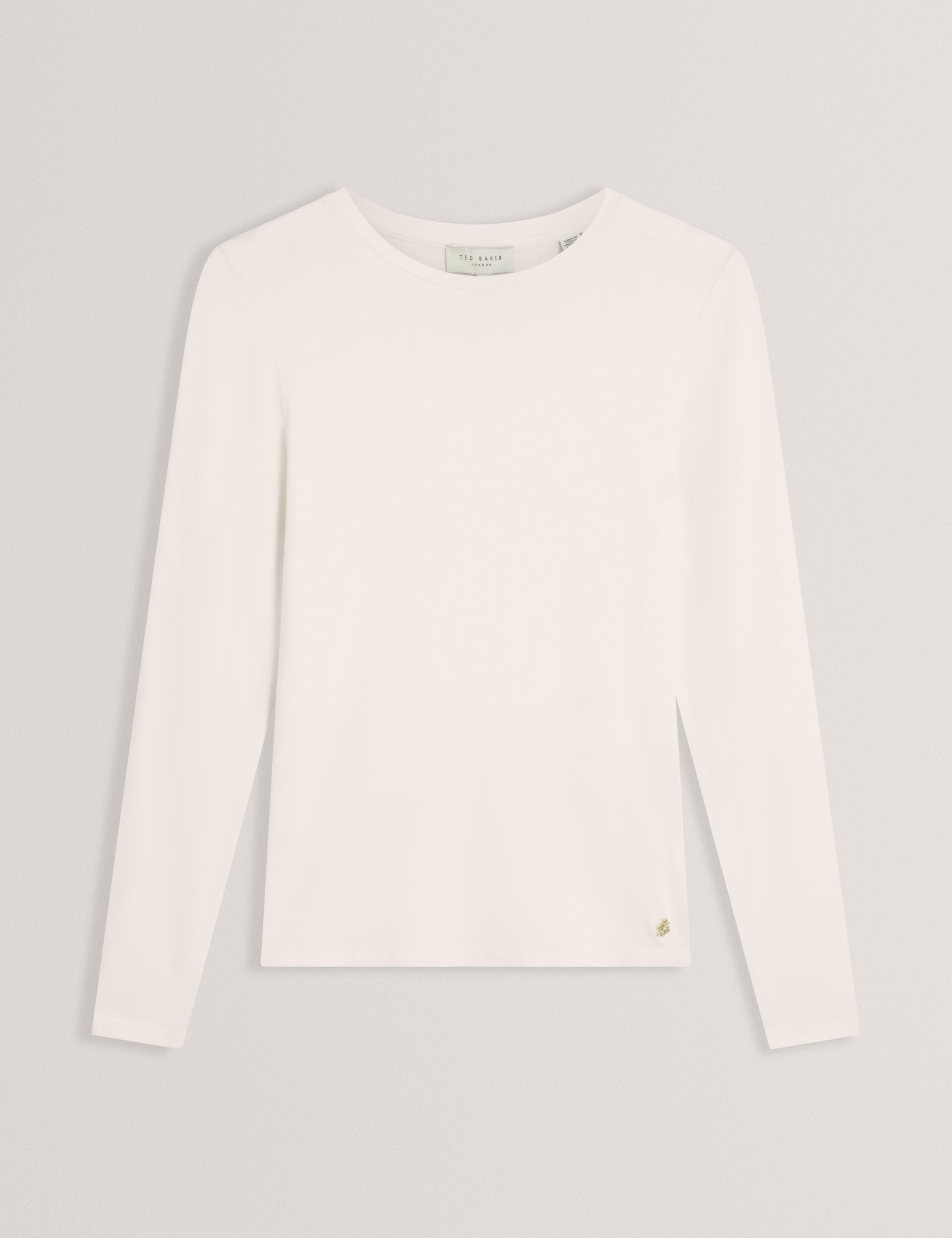 Ted Baker Arania Soft Jersey Fitted Long Sleeve Top Women's