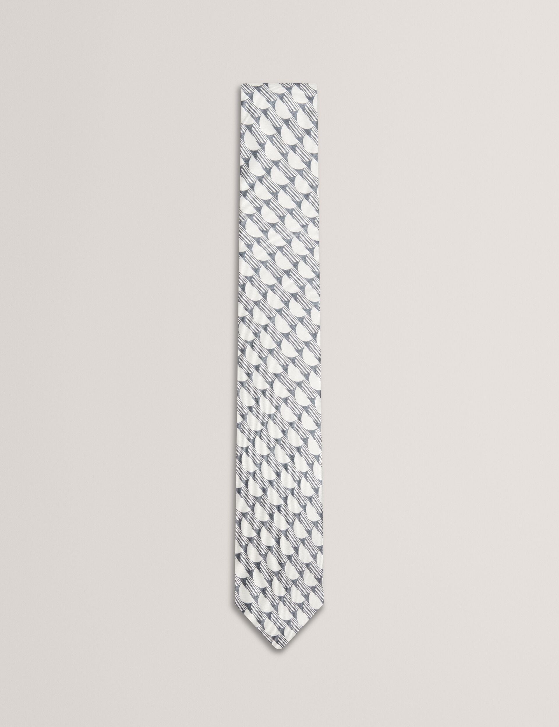 Ted Baker Kerem Retro Geometric Print Silk Tie