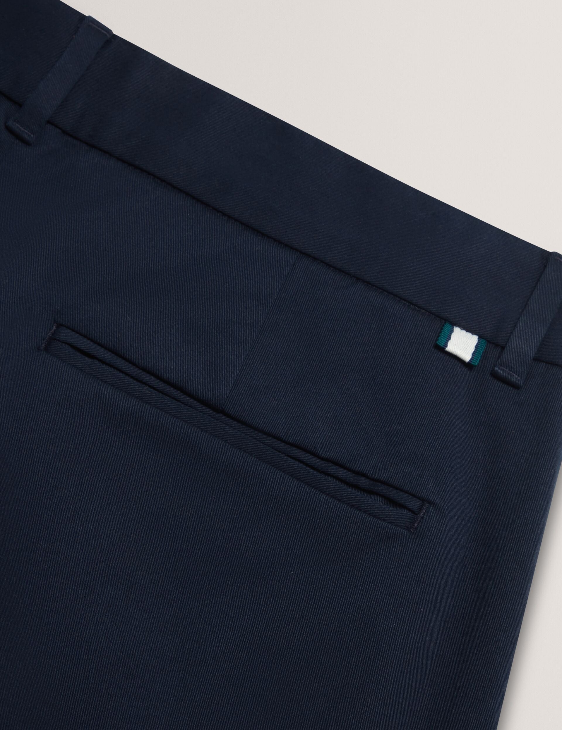 Ted Baker Moses Tapered Cotton Stretch Twill Trousers