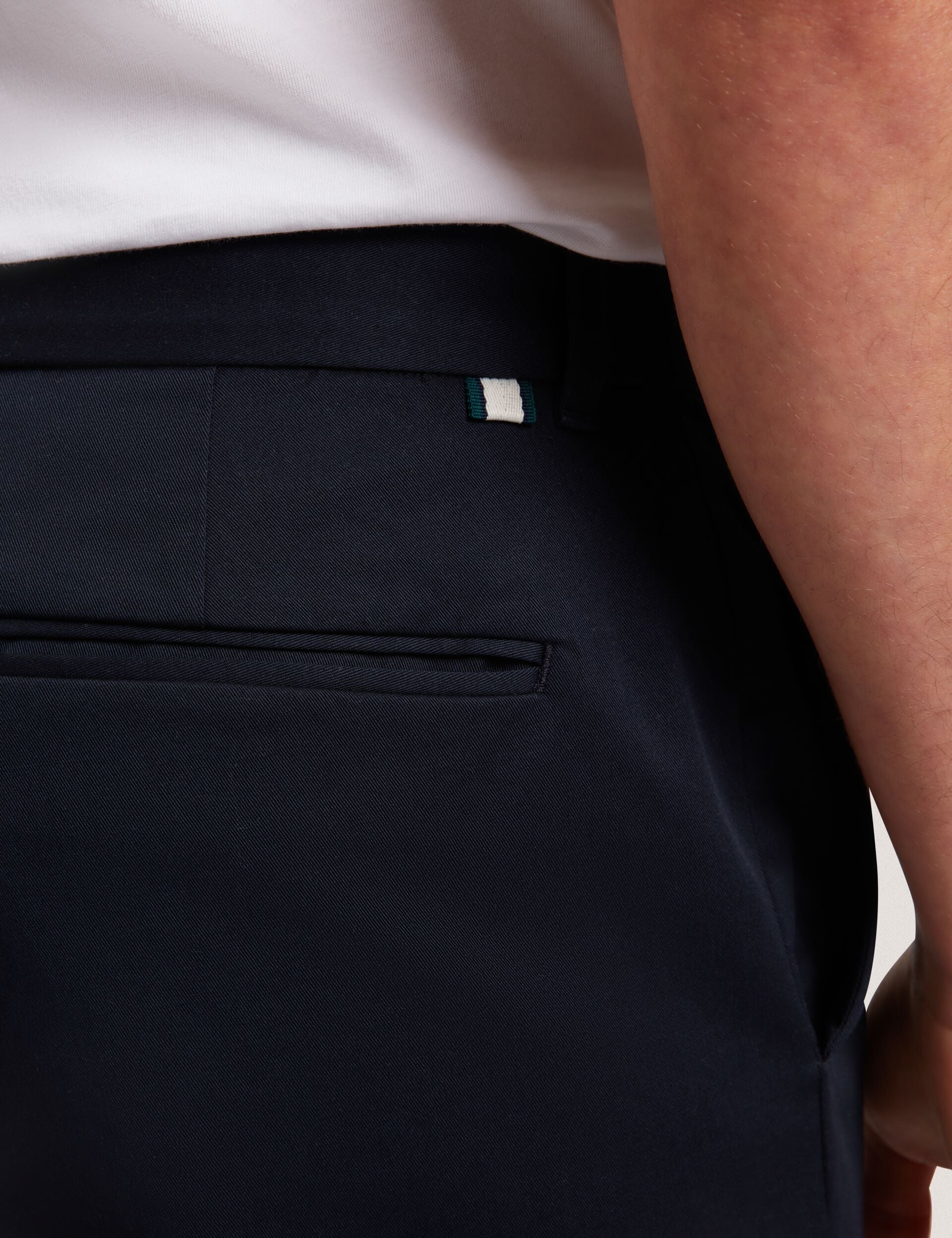 Ted Baker Moses Tapered Cotton Stretch Twill Trousers