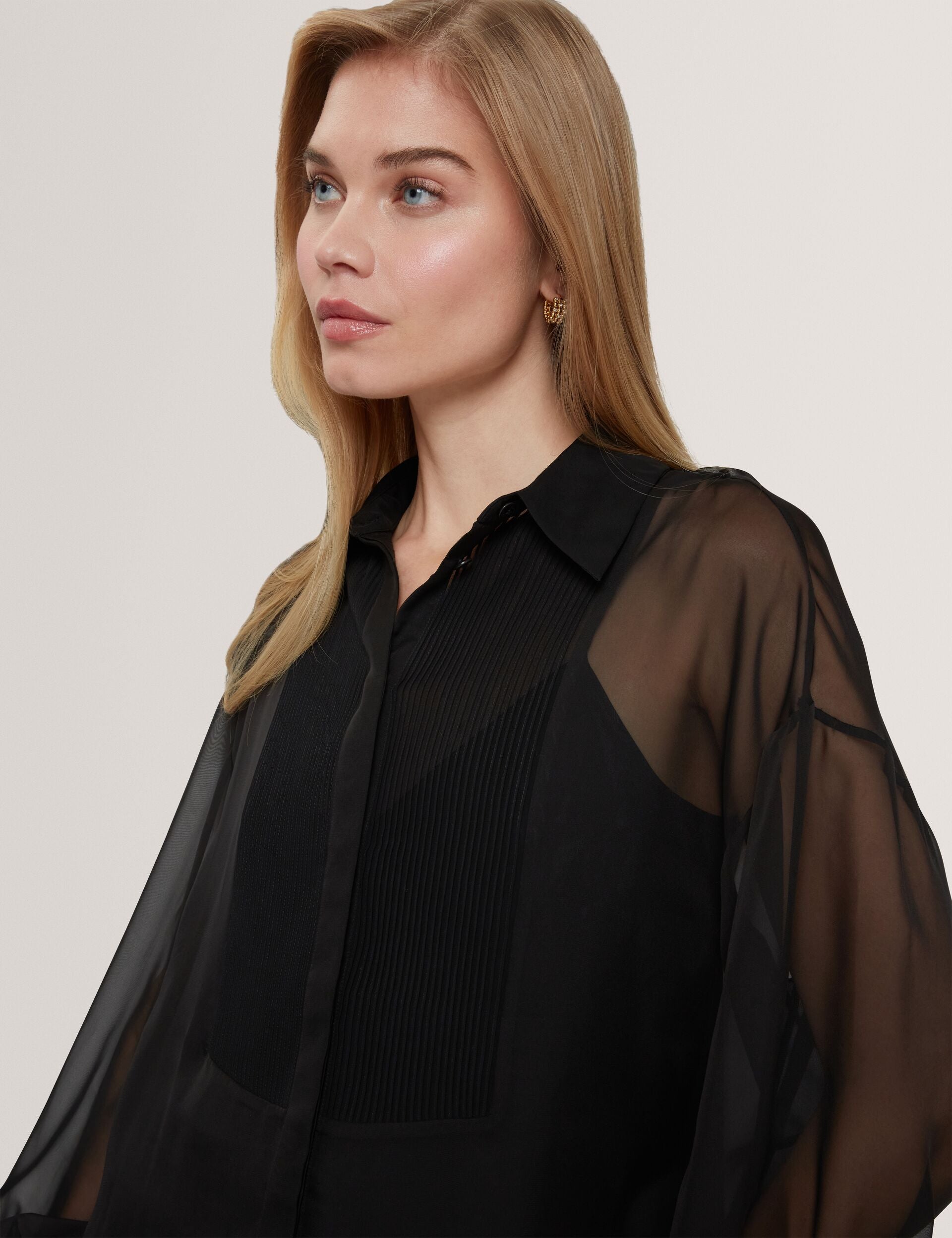 Ted Baker Rasiia Bib Detail Long Sleeve Shirt Women's