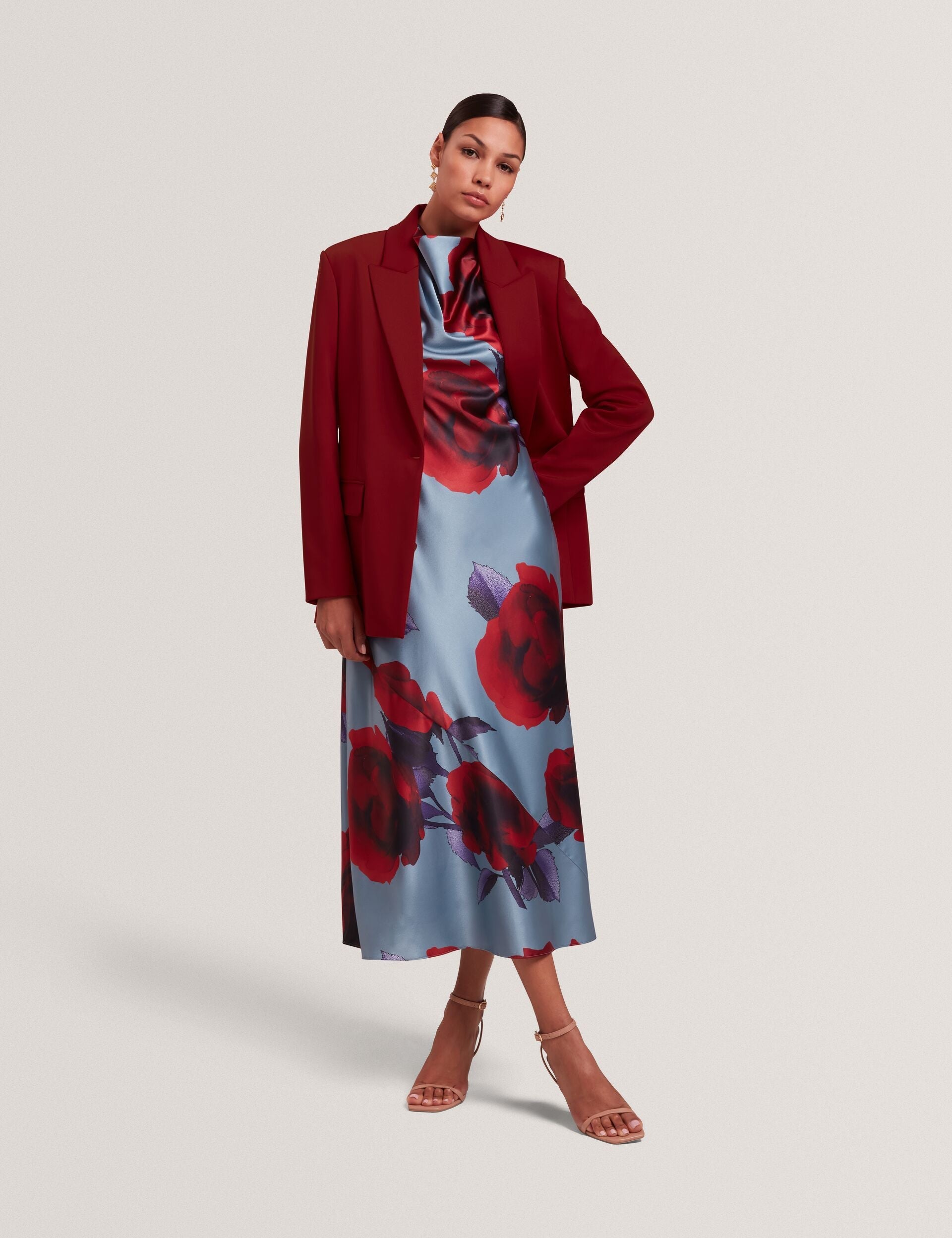 Ted Baker Lyma Relaxed Wool Blend Tailored Blazer Women's