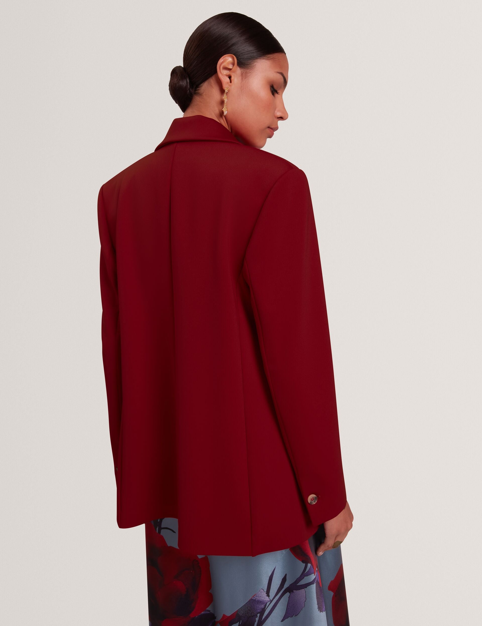 Ted Baker Lyma Relaxed Wool Blend Tailored Blazer Women's