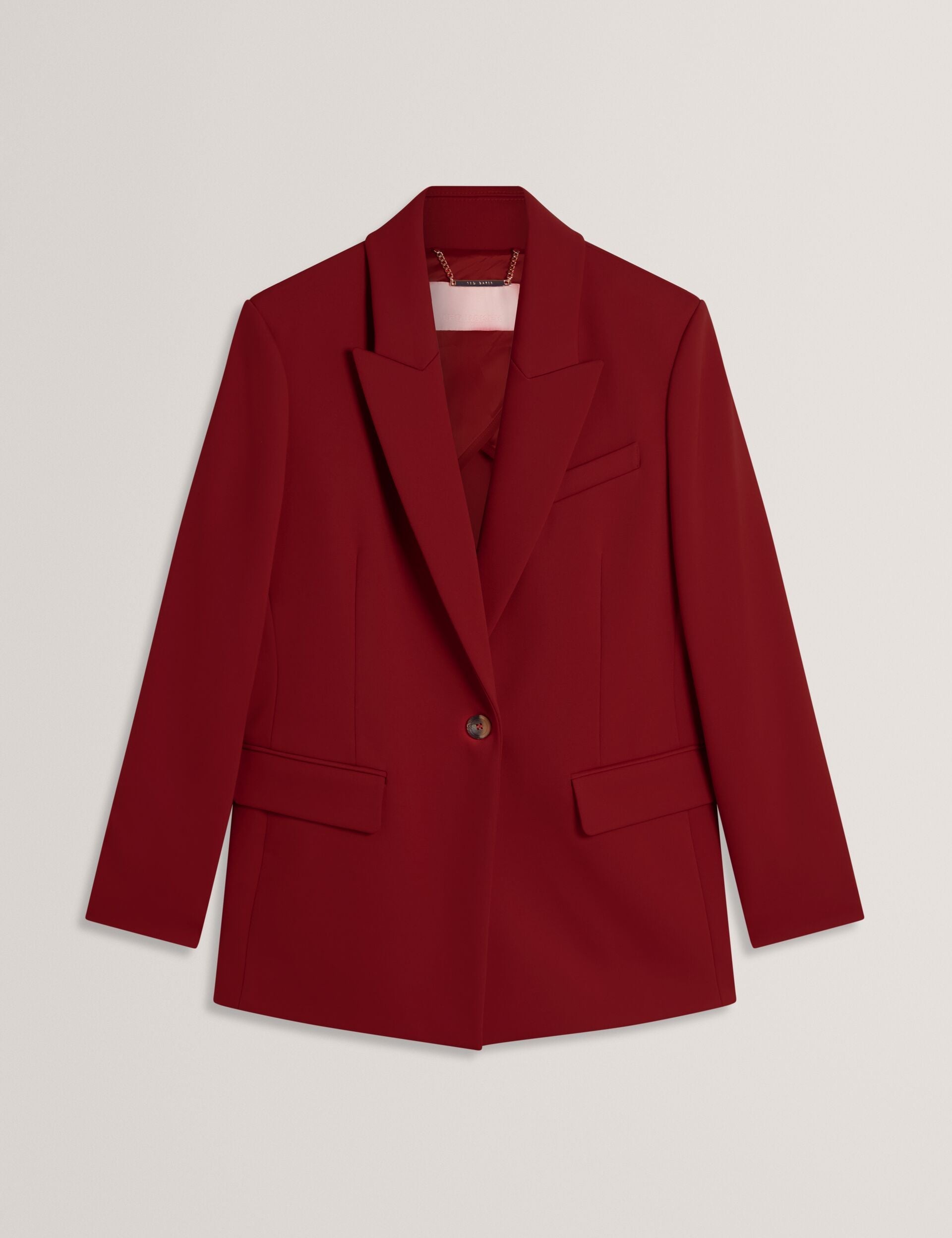 Ted Baker Lyma Relaxed Wool Blend Tailored Blazer Women's