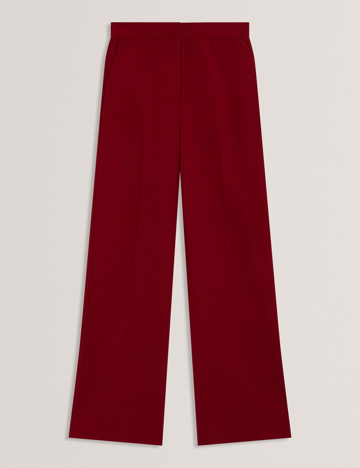 Ted Baker Lymat Tailored Flared Wool Blend Trousers Women's