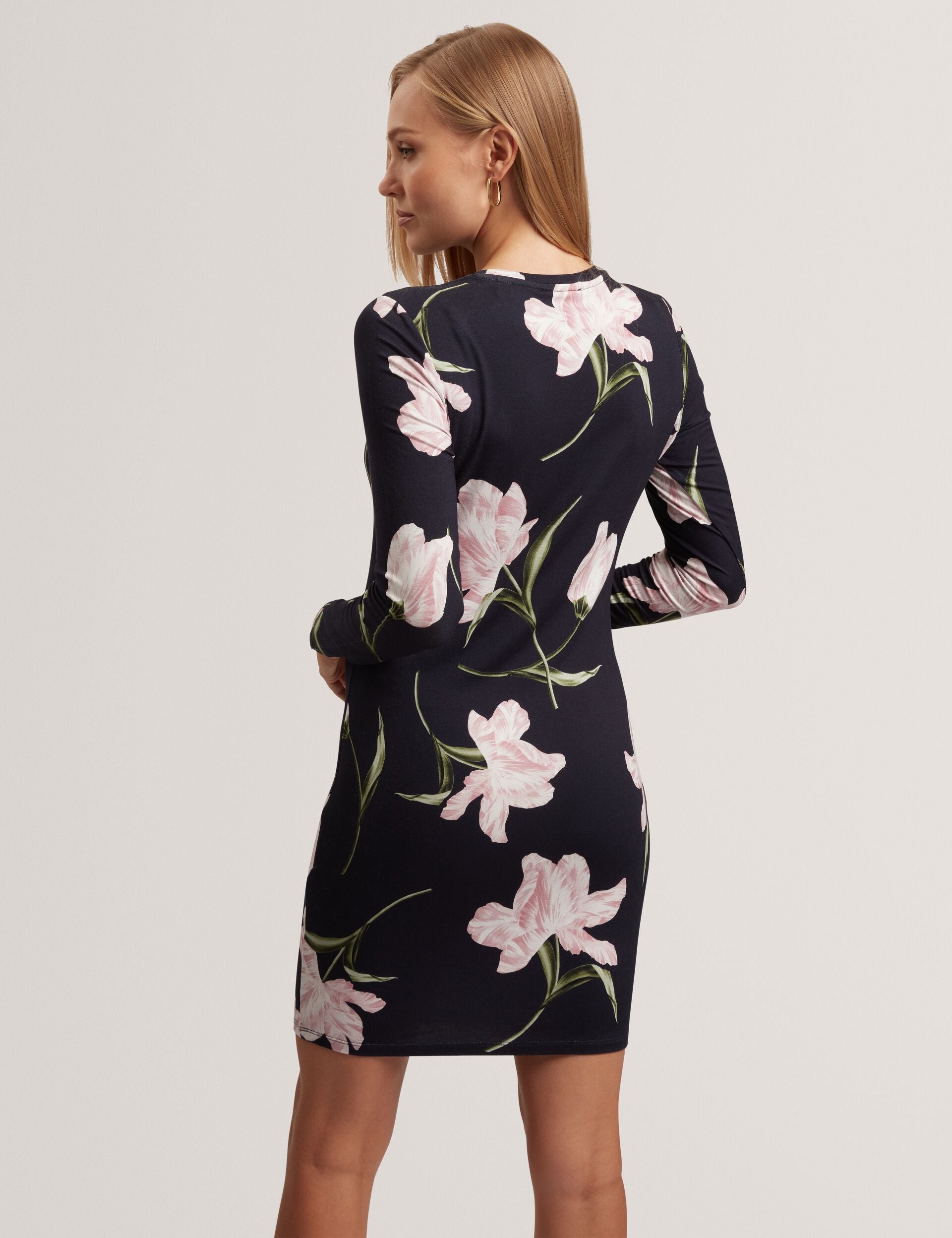 Ted Baker Baafnee Tulip Print Fitted Jersey Mini Dress Women's