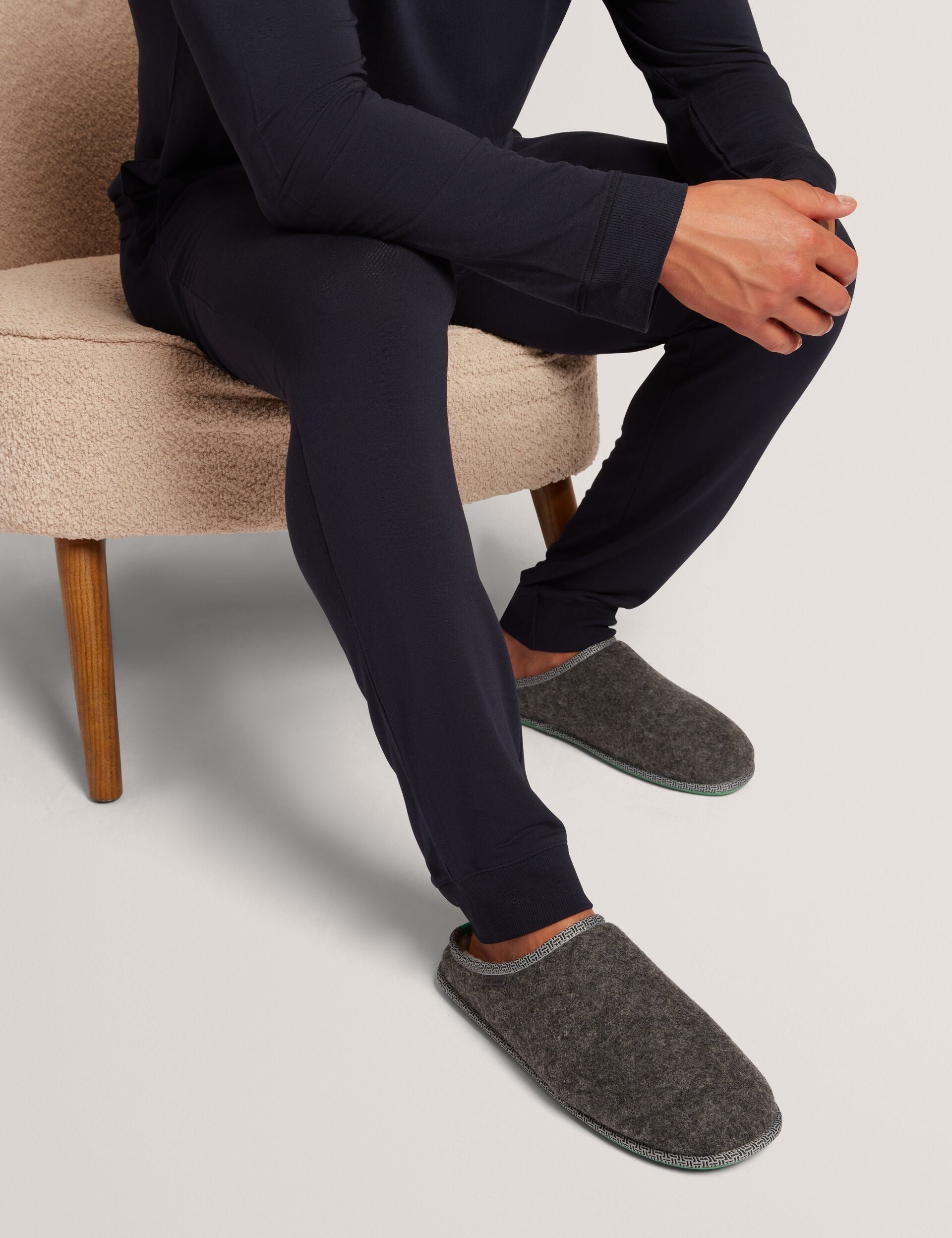 Ted Baker Simmonn Felt Plush Lined Mule Slippers