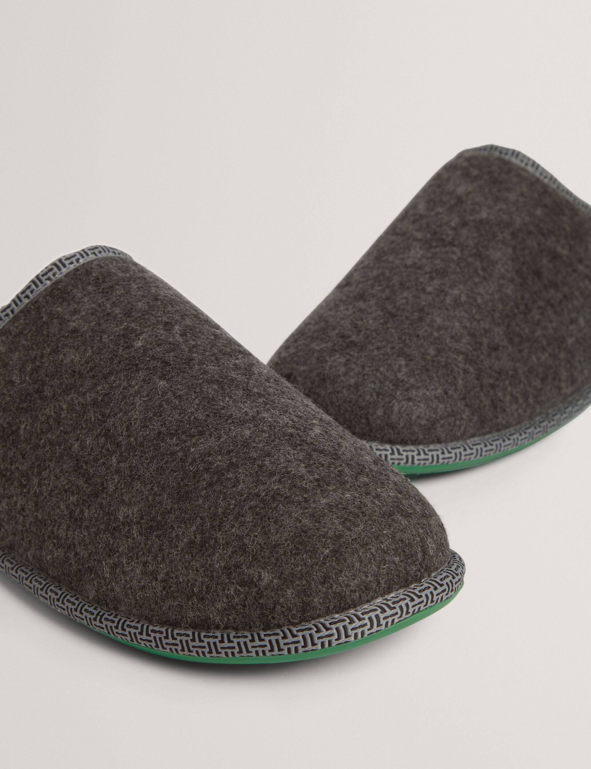 Ted Baker Simmonn Felt Plush Lined Mule Slippers
