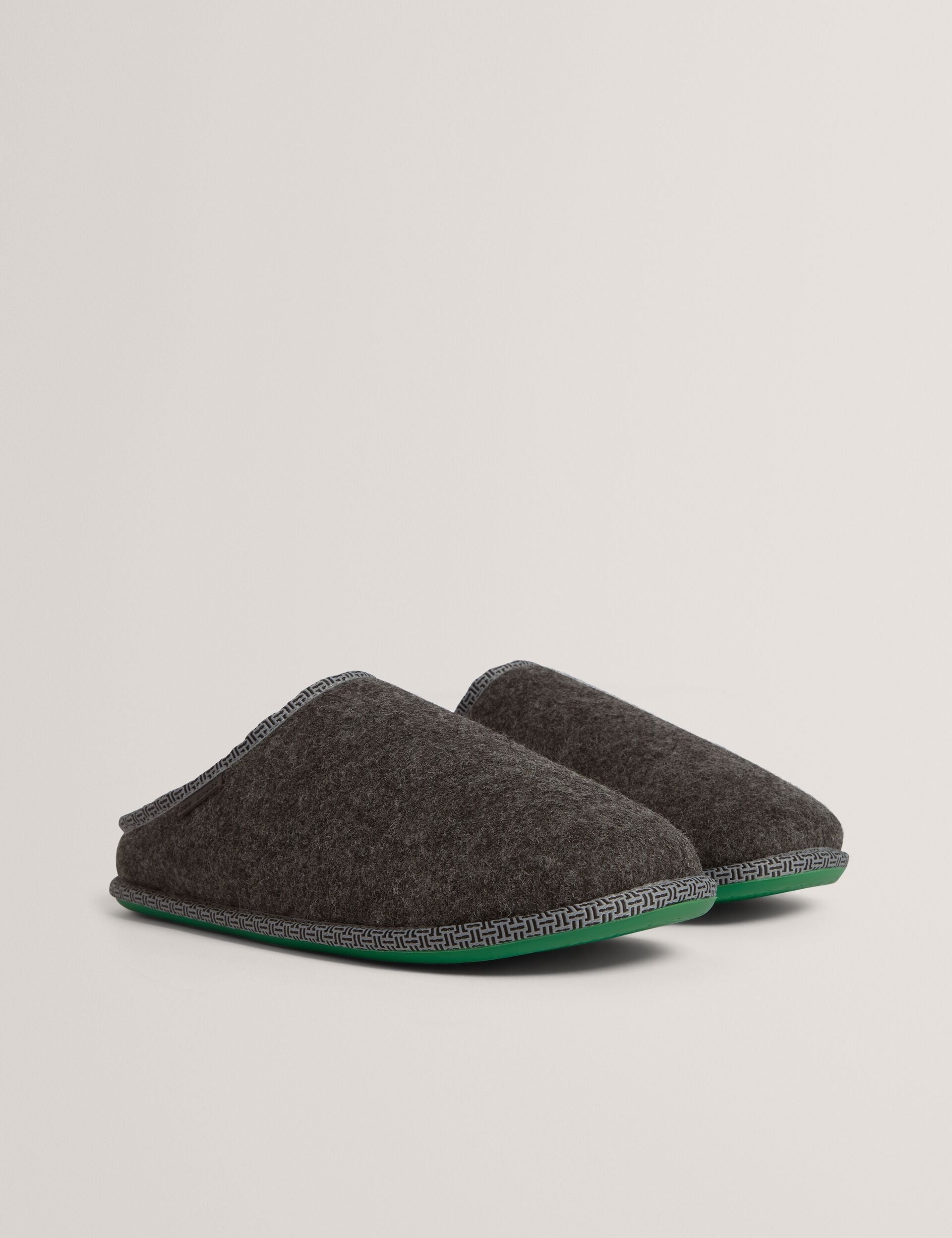 Ted Baker Simmonn Felt Plush Lined Mule Slippers