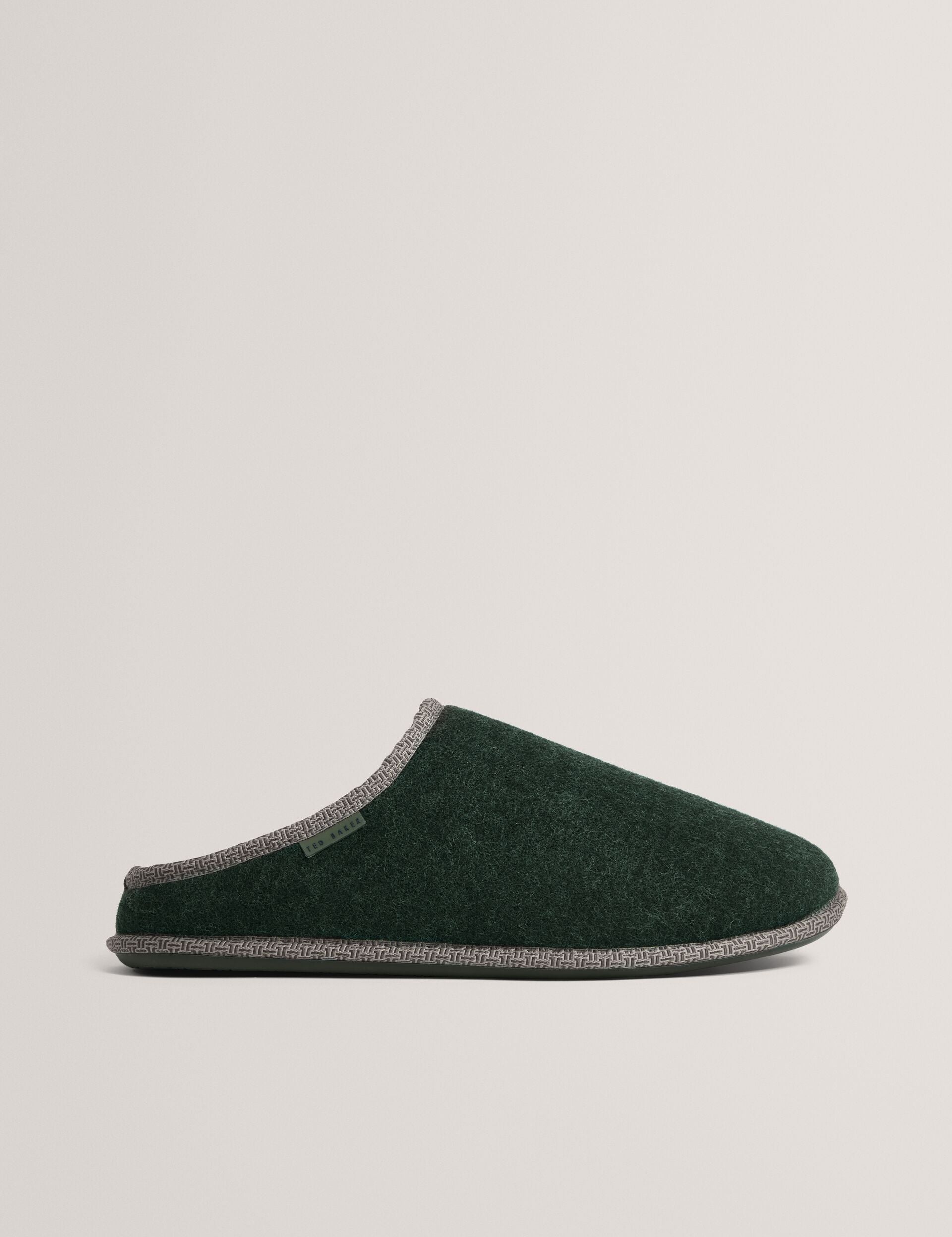 Ted Baker Simmonn Felt Plush Lined Mule Slippers