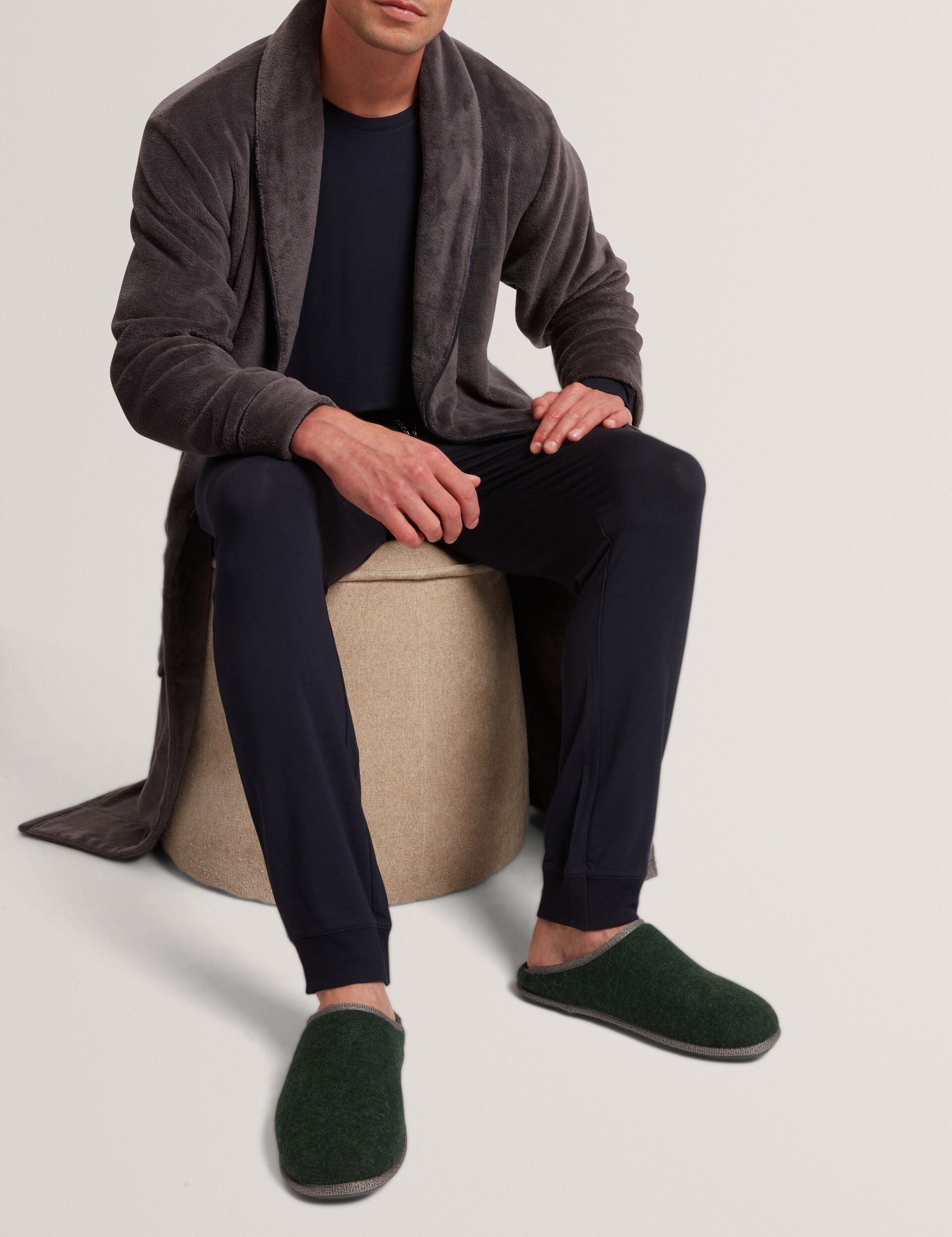 Ted Baker Simmonn Felt Plush Lined Mule Slippers