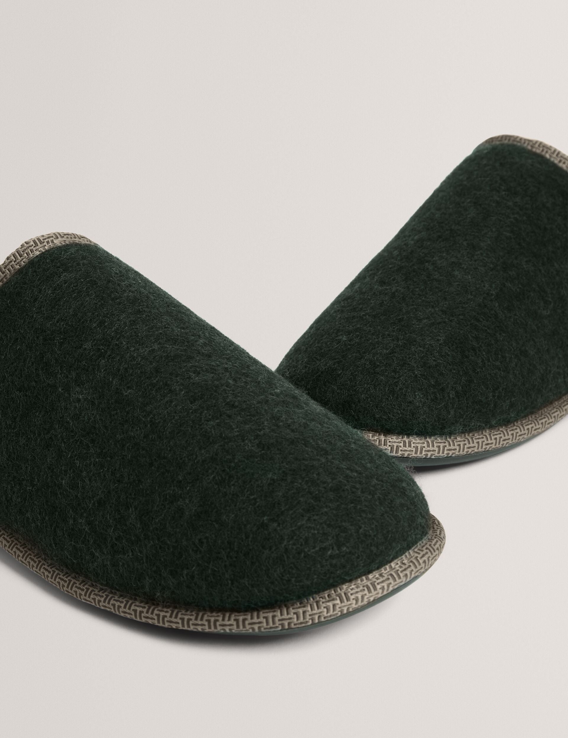 Ted Baker Simmonn Felt Plush Lined Mule Slippers