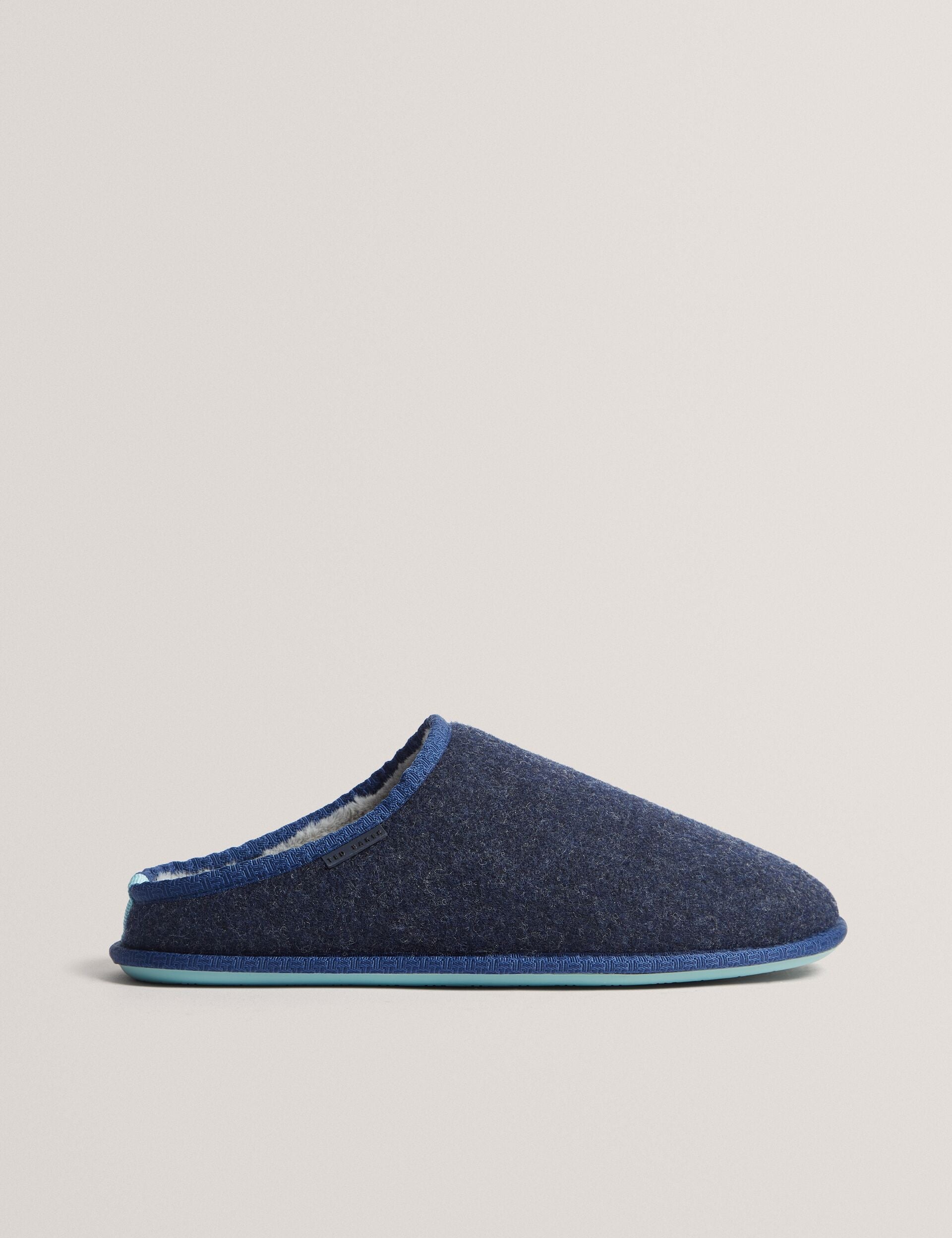 Ted Baker Simmonn Felt Plush Lined Mule Slippers