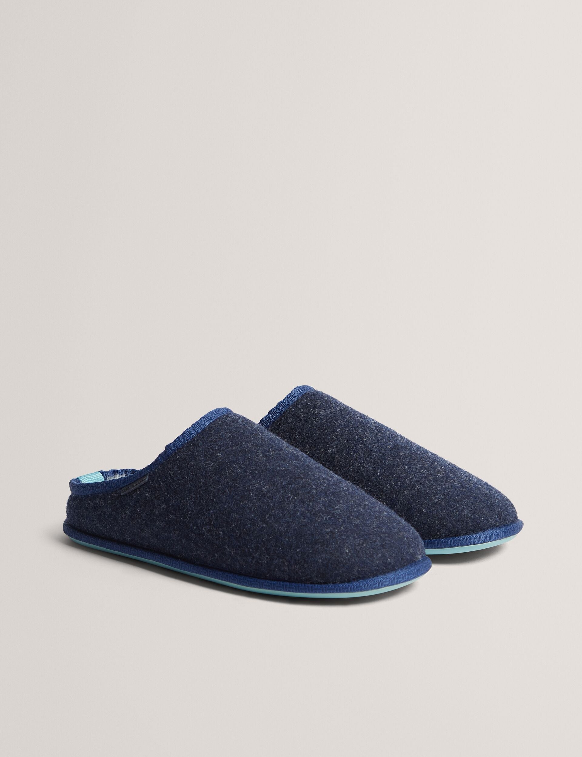 Ted Baker Simmonn Felt Plush Lined Mule Slippers