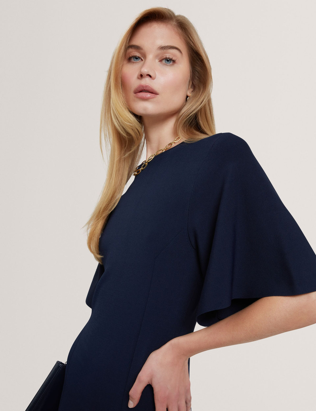 Ted Baker Aedna Short Sleeve Knitted Bodycon Midi Dress Women's