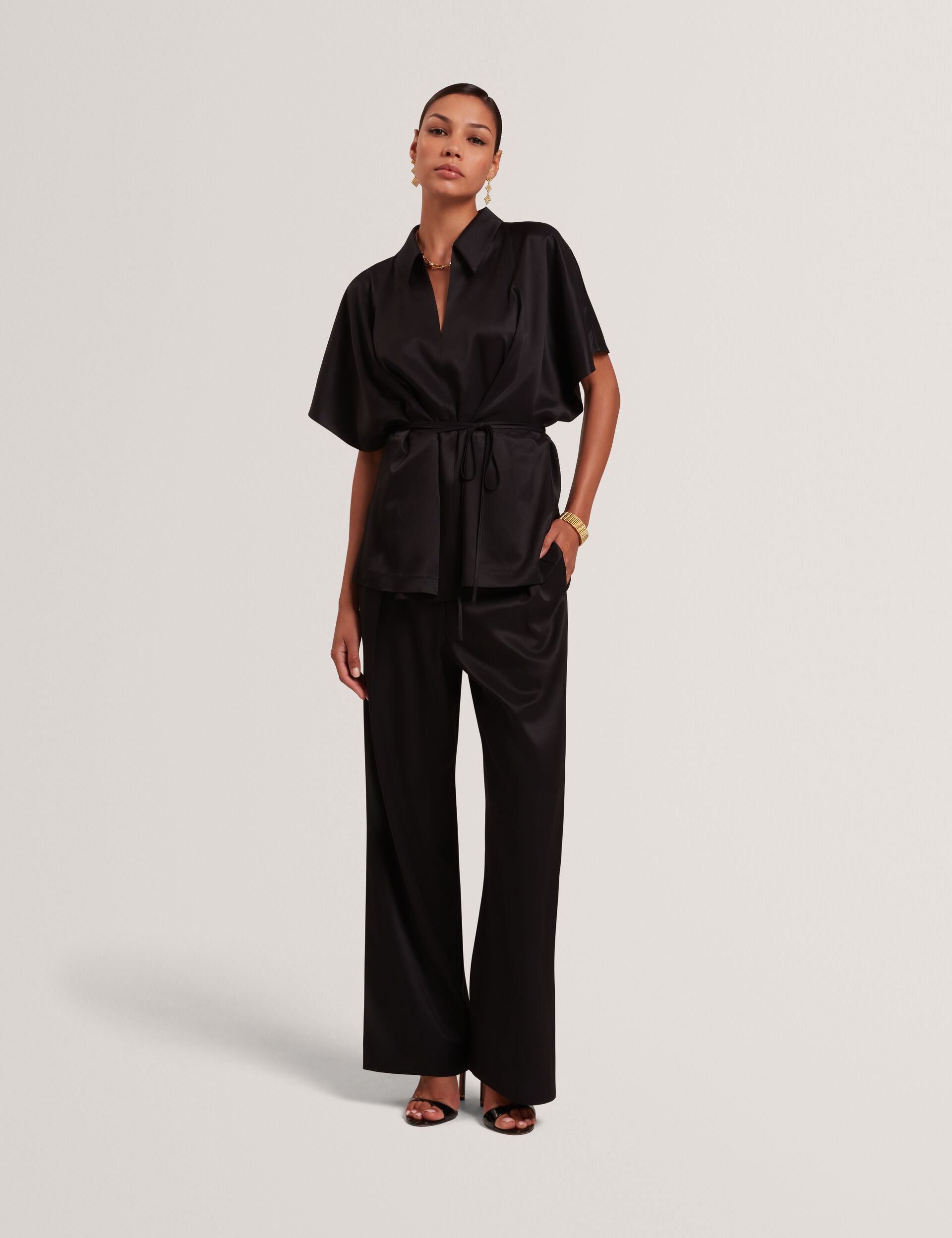 Ted Baker Herria Tailored Straight Leg Elastic Back Trousers Women's