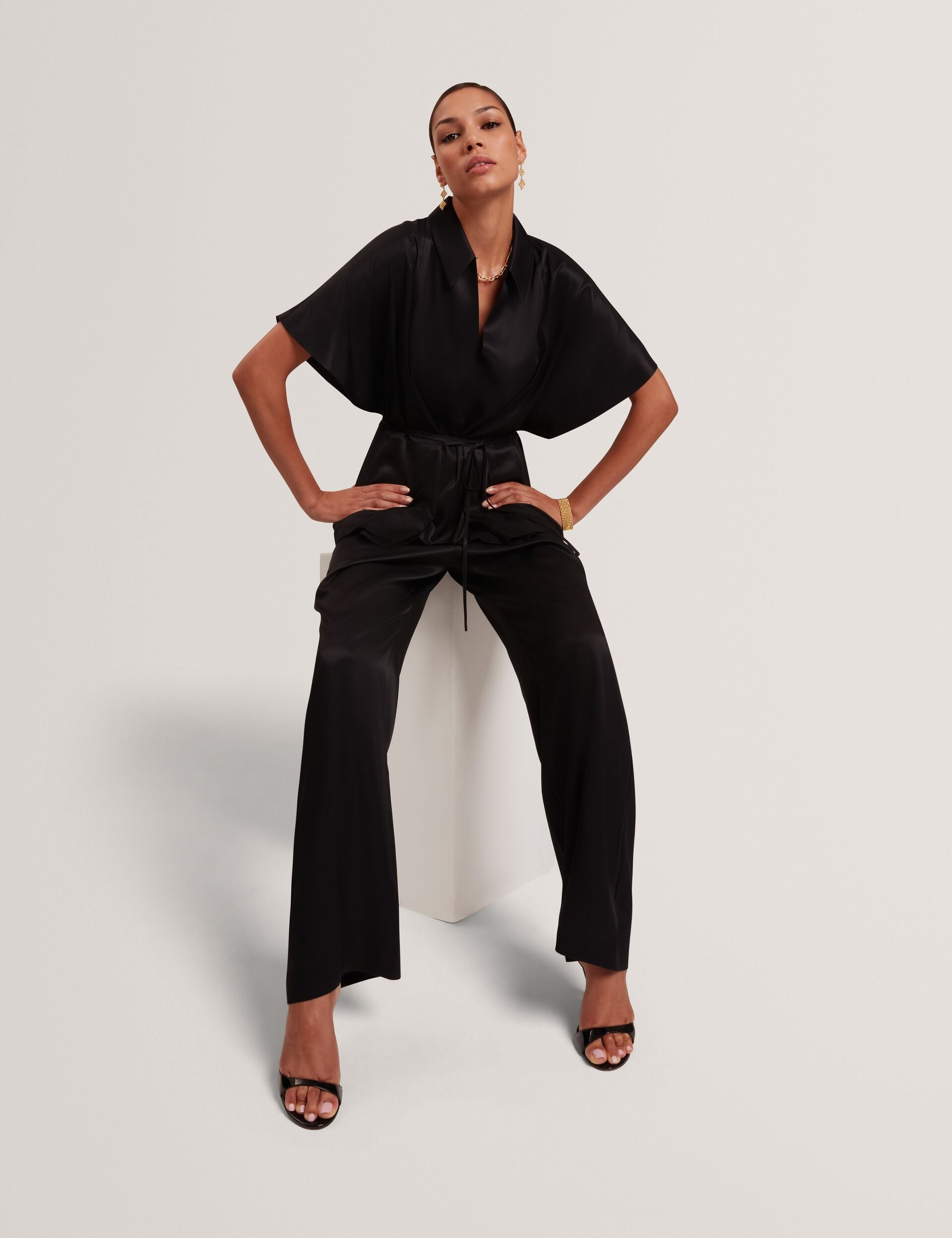 Ted Baker Herria Tailored Straight Leg Elastic Back Trousers Women's