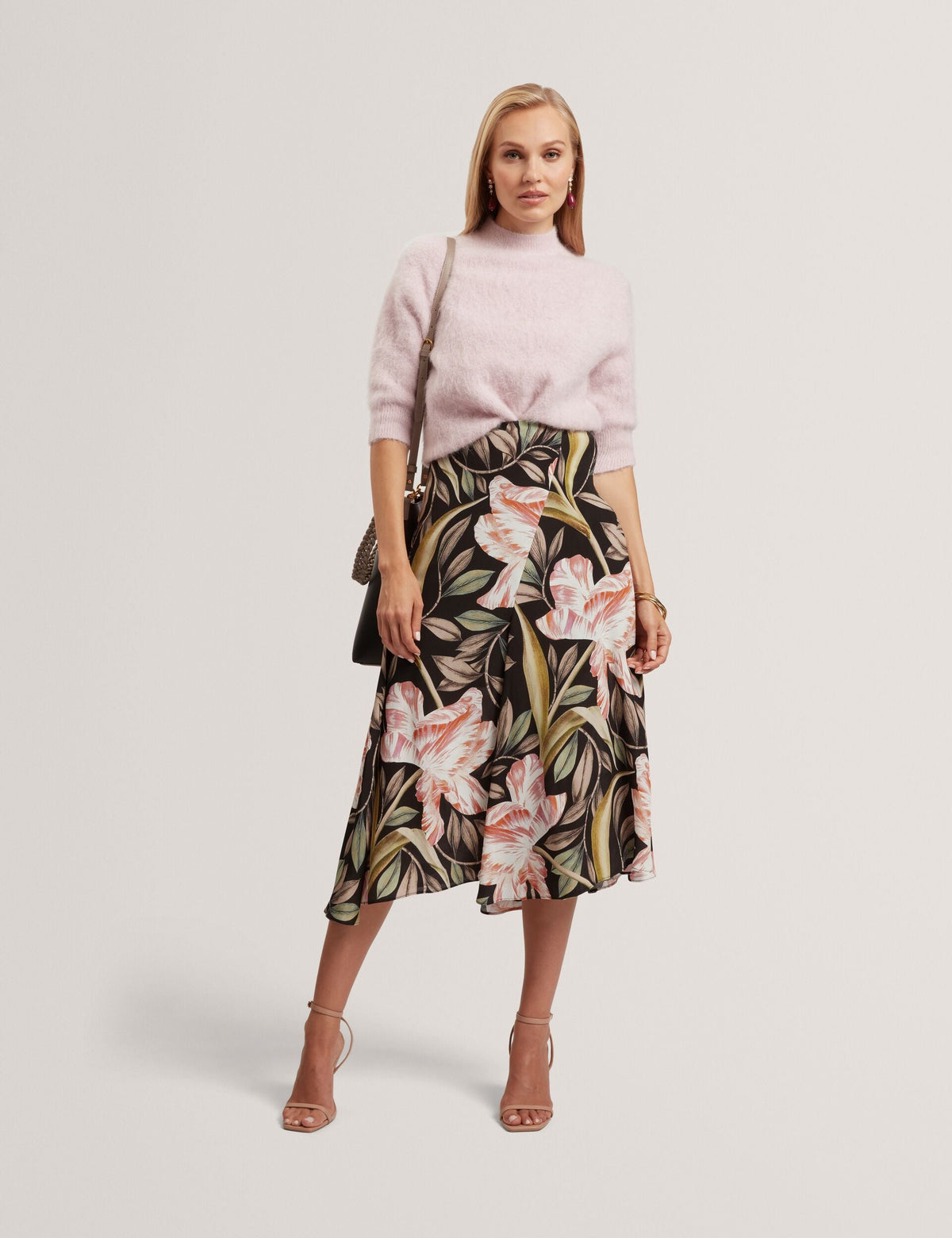 Ted Baker Antata Alpaca Knit Short Sleeve Jumper Women's