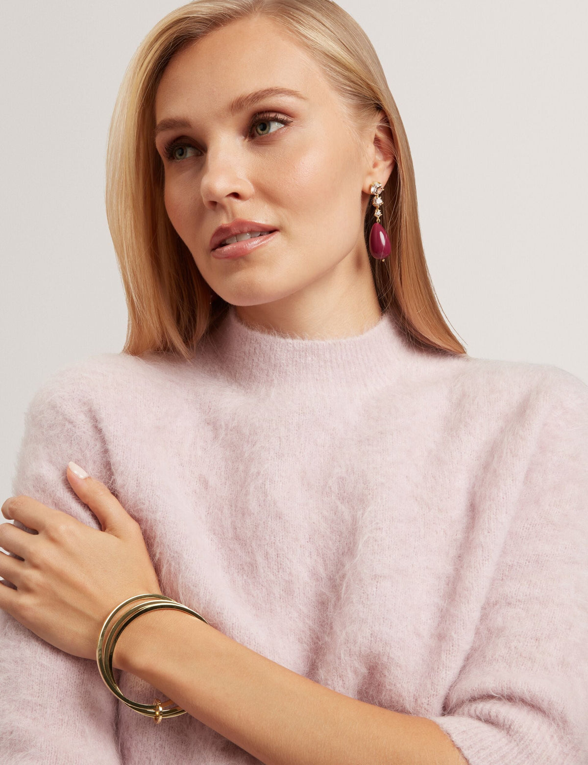 Ted Baker Antata Alpaca Knit Short Sleeve Jumper Women's