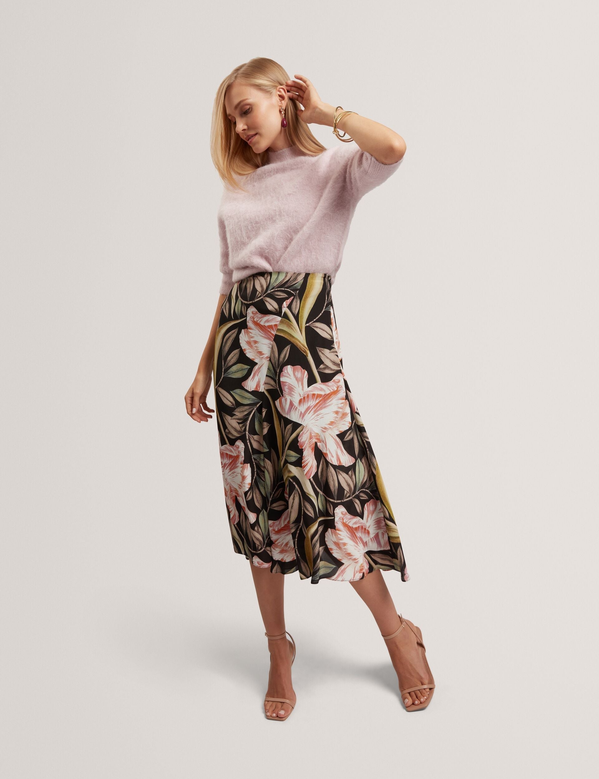 Ted Baker Antata Alpaca Knit Short Sleeve Jumper Women's